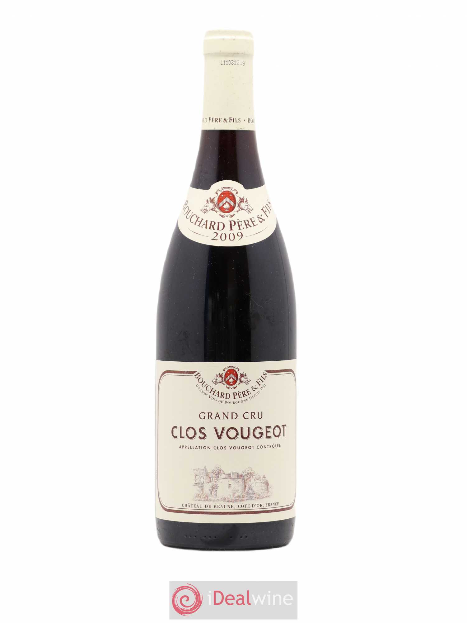 Clos de Vougeot Grand Cru Bouchard Père & Fils 2009 - Lot de 1 bouteille - 0