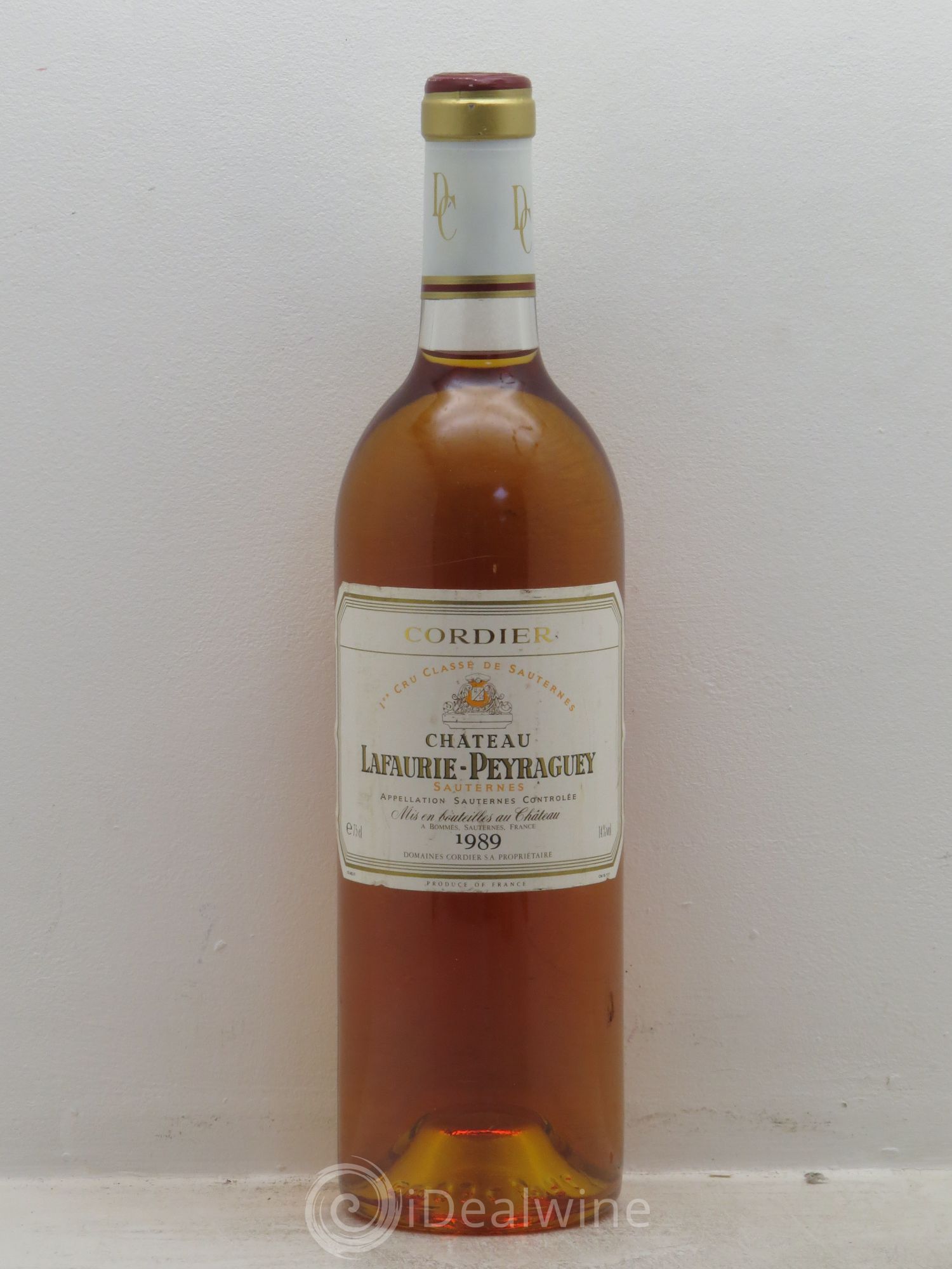 Château Lafaurie-Peyraguey 1er Grand Cru Classé 1989 - Lotto di 1 bottiglia - 0