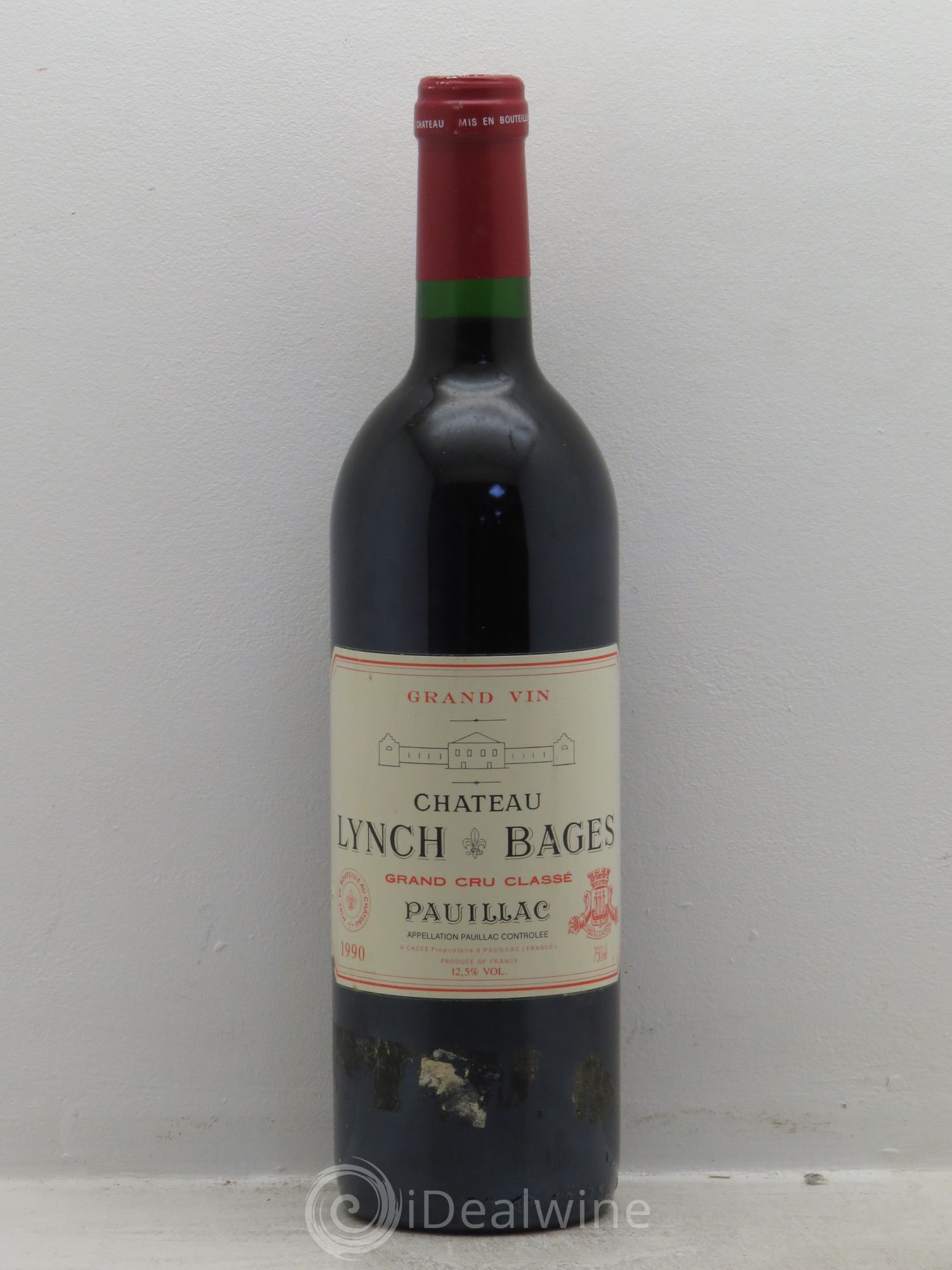 Château Lynch Bages 5ème Grand Cru Classé 1990 - Lot de 1 bouteille - 0