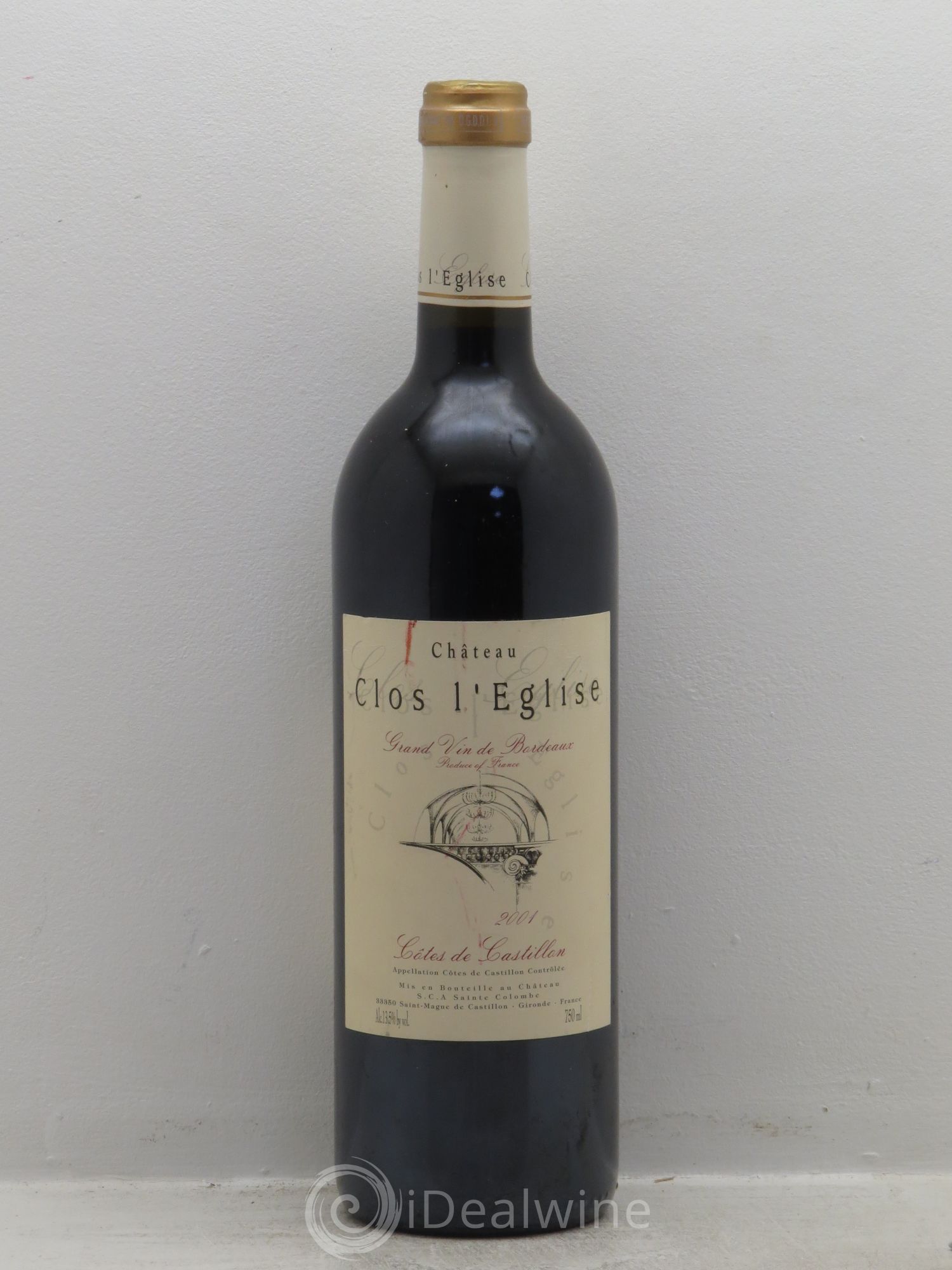 Clos l'Eglise 2001 - Lot de 1 bouteille - 0