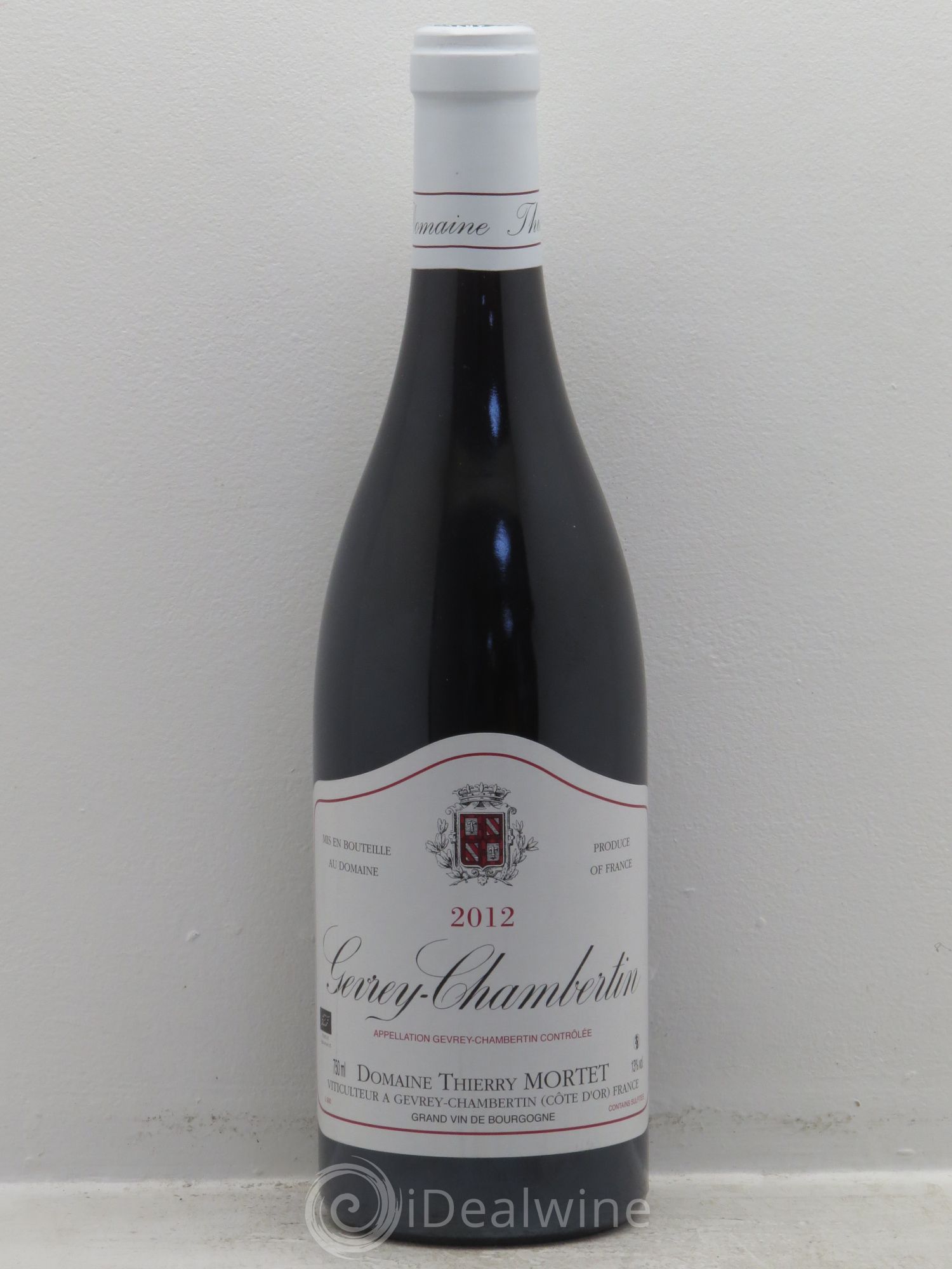 Gevrey-Chambertin Thierry Mortet (sans prix de réserve) 2012 - Posten von 1 Flasche - 0