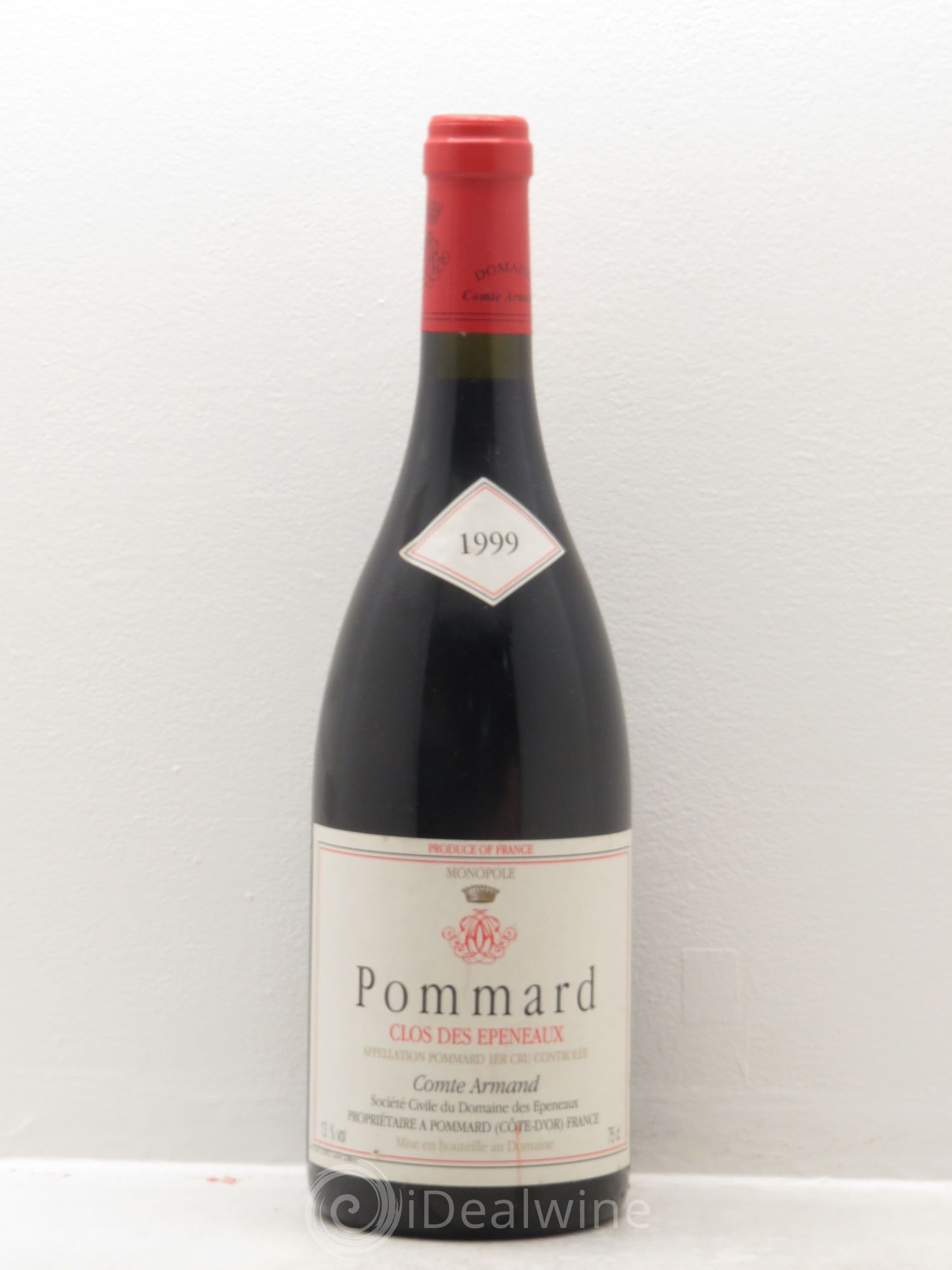 Pommard 1er Cru Clos des Epeneaux Comte Armand (sans prix de réserve) 1999 - Lot de 1 bouteille - 0
