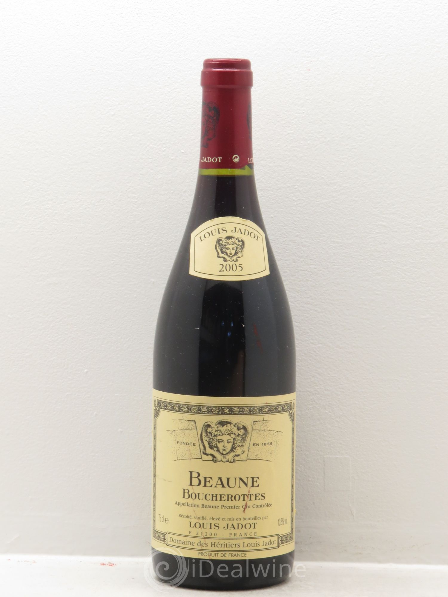 Beaune 1er Cru Boucherottes Maison Louis Jadot (sans prix de réserve) 2005 - Lot de 1 bouteille - 0
