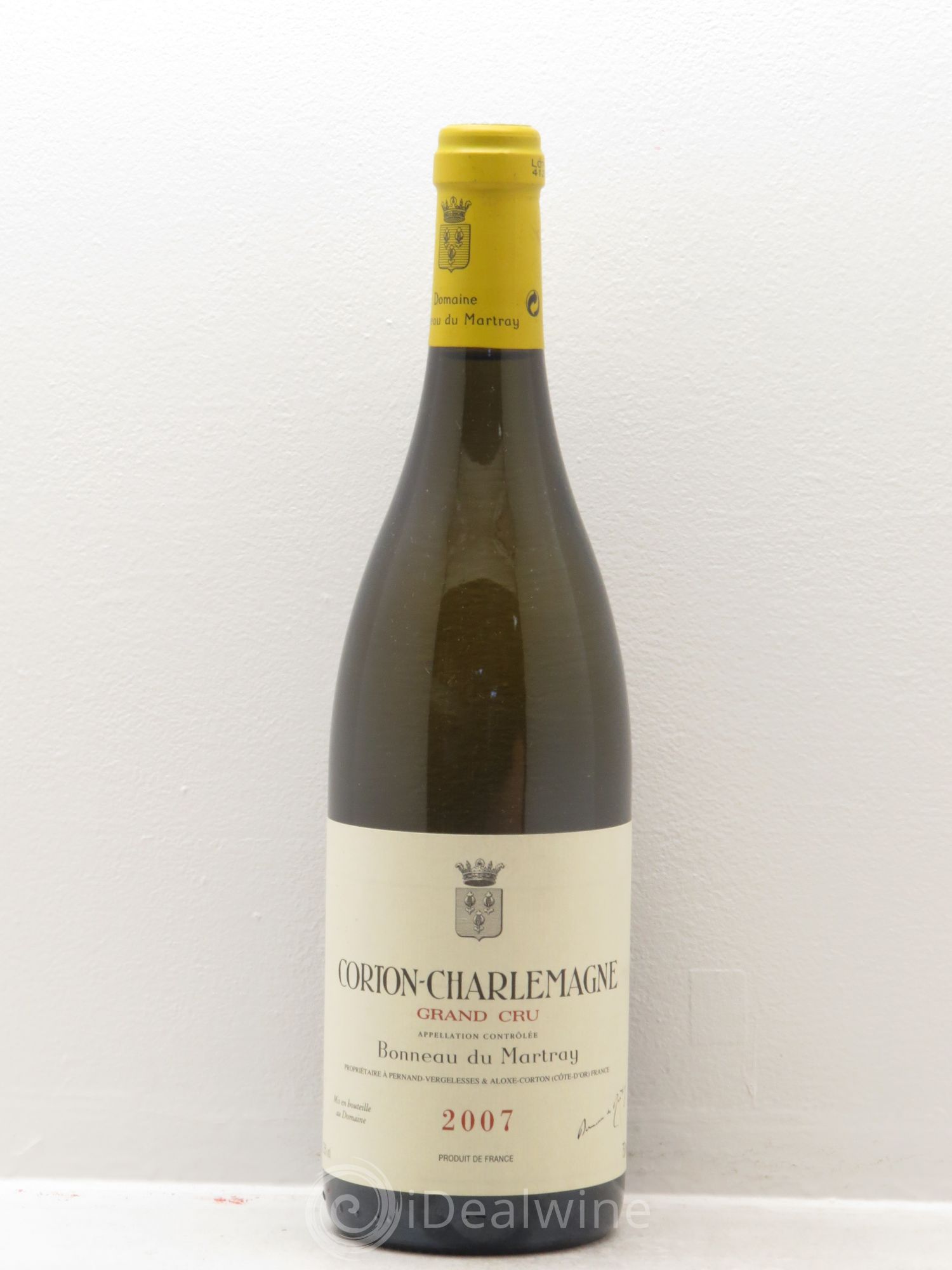 Corton-Charlemagne Grand Cru Bonneau du Martray (Domaine) (sans prix de réserve) 2007 - Lot de 1 bouteille - 0