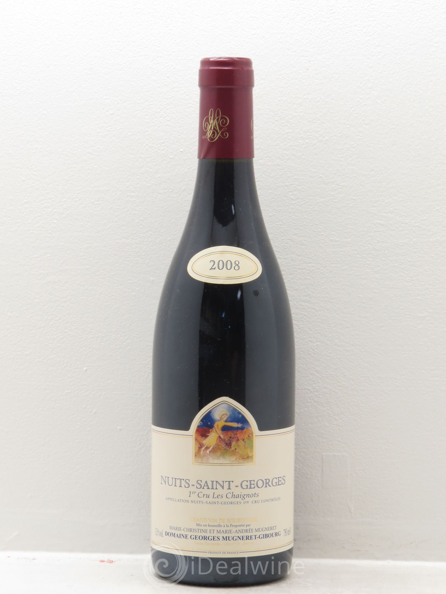 Nuits-Saint-Georges 1er Cru Les Chaignots Mugneret-Gibourg (Domaine) (sans prix de réserve) 2008 - Lot de 1 bouteille - 0