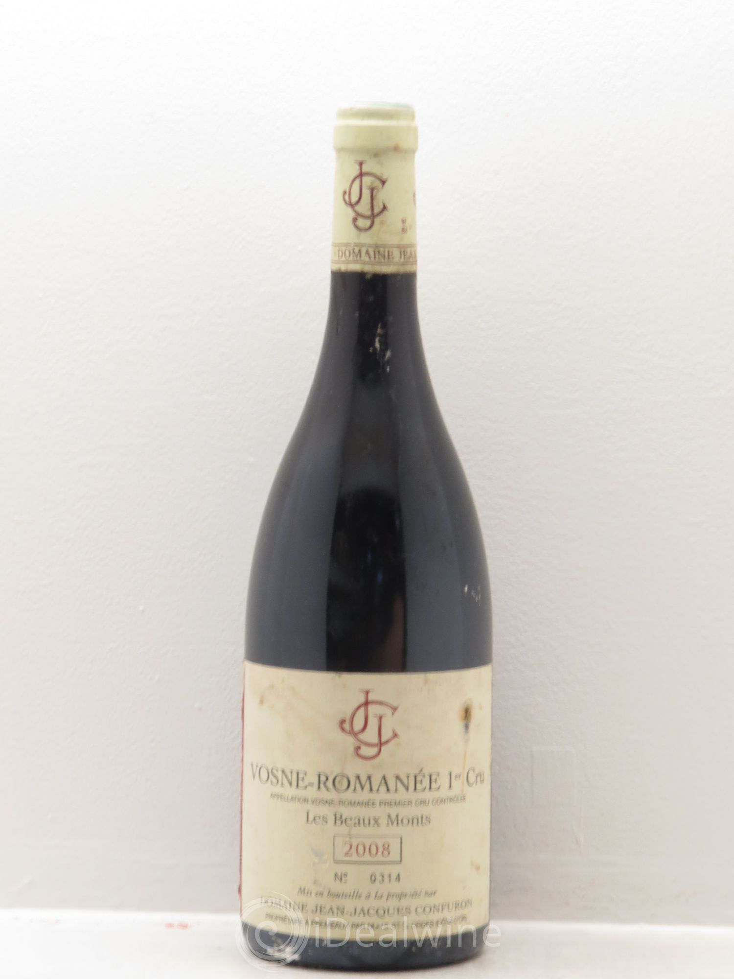 Vosne-Romanée 1er Cru Les Beaux Monts Jean-Jacques Confuron (sans prix de réserve) 2008 - Lot de 1 bouteille - 0