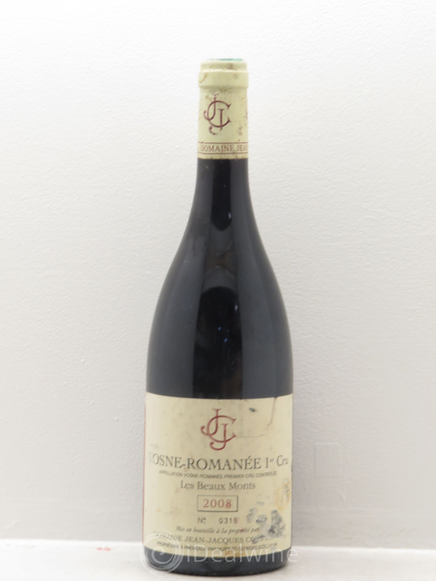 Vosne-Romanée 1er Cru Les Beaux Monts Jean-Jacques Confuron (sans prix de réserve) 2008 - Lot de 1 bouteille - 0