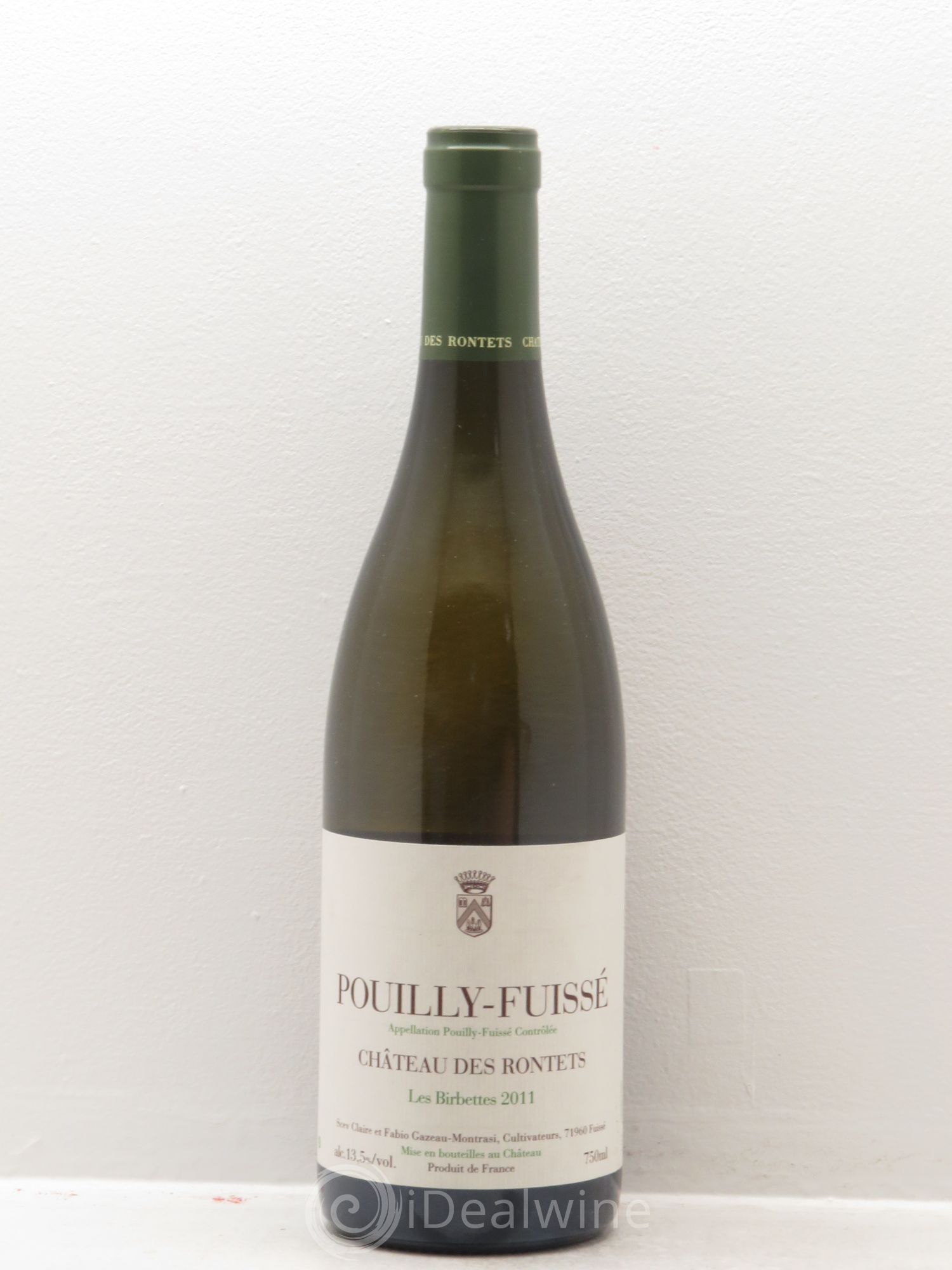 Pouilly-Fuissé Les Birbettes Château des Rontets (sans prix de réserve) 2011 - Lot de 1 bouteille - 0