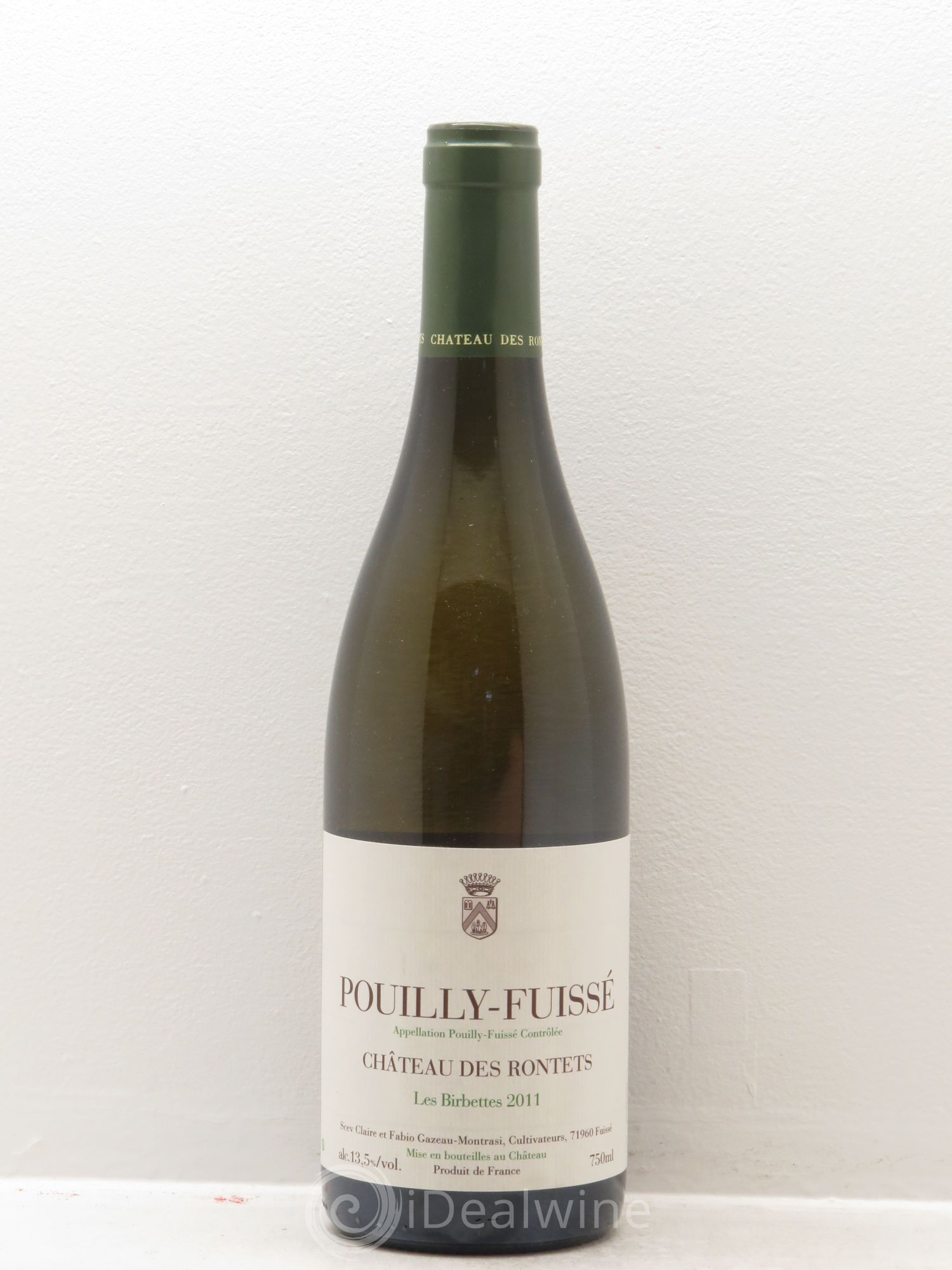 Pouilly-Fuissé Les Birbettes Château des Rontets (sans prix de réserve) 2011 - Lot de 1 bouteille - 0