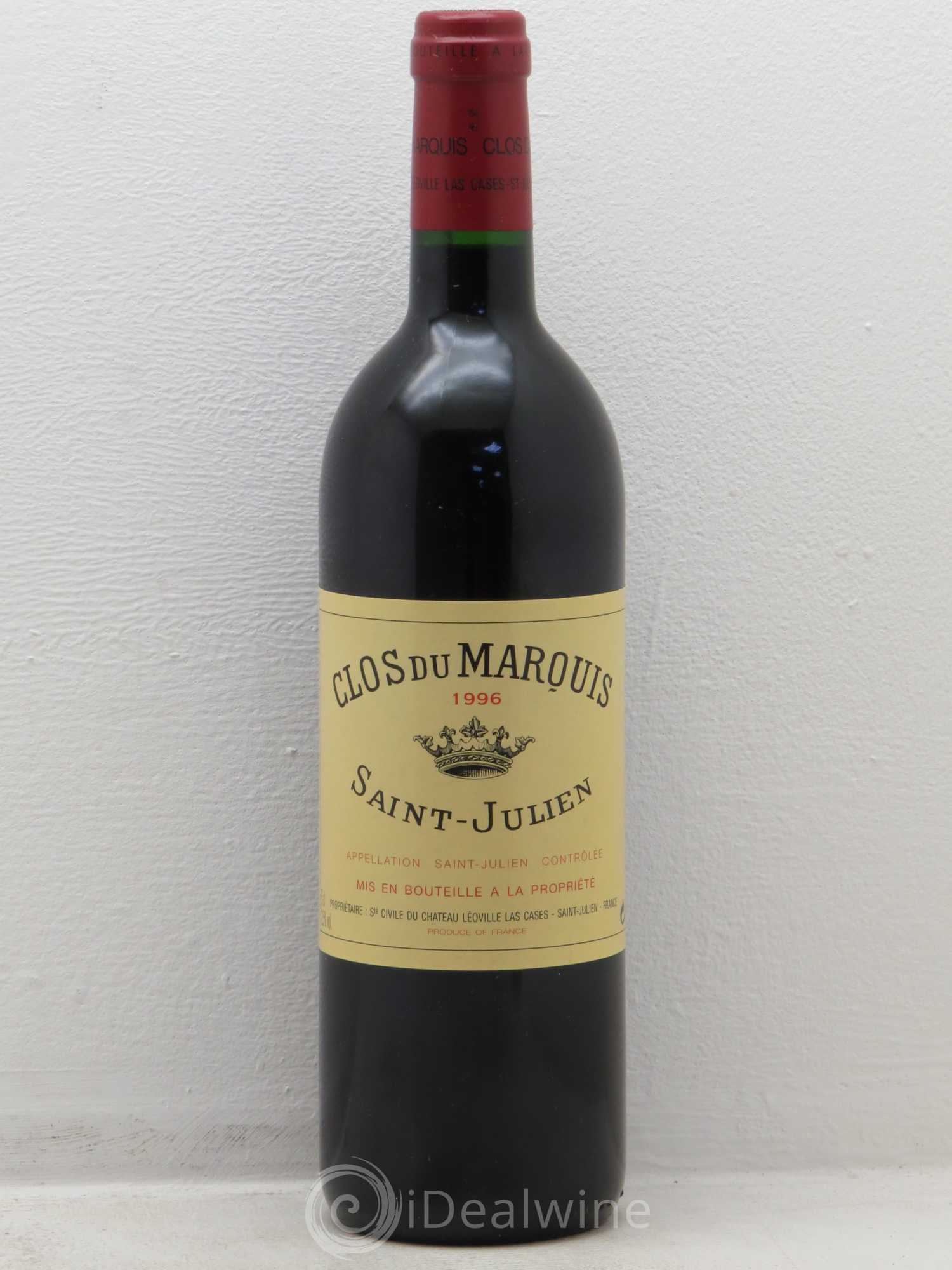 Clos du Marquis (sans prix de réserve) 1996 - Lot de 1 bouteille - 0