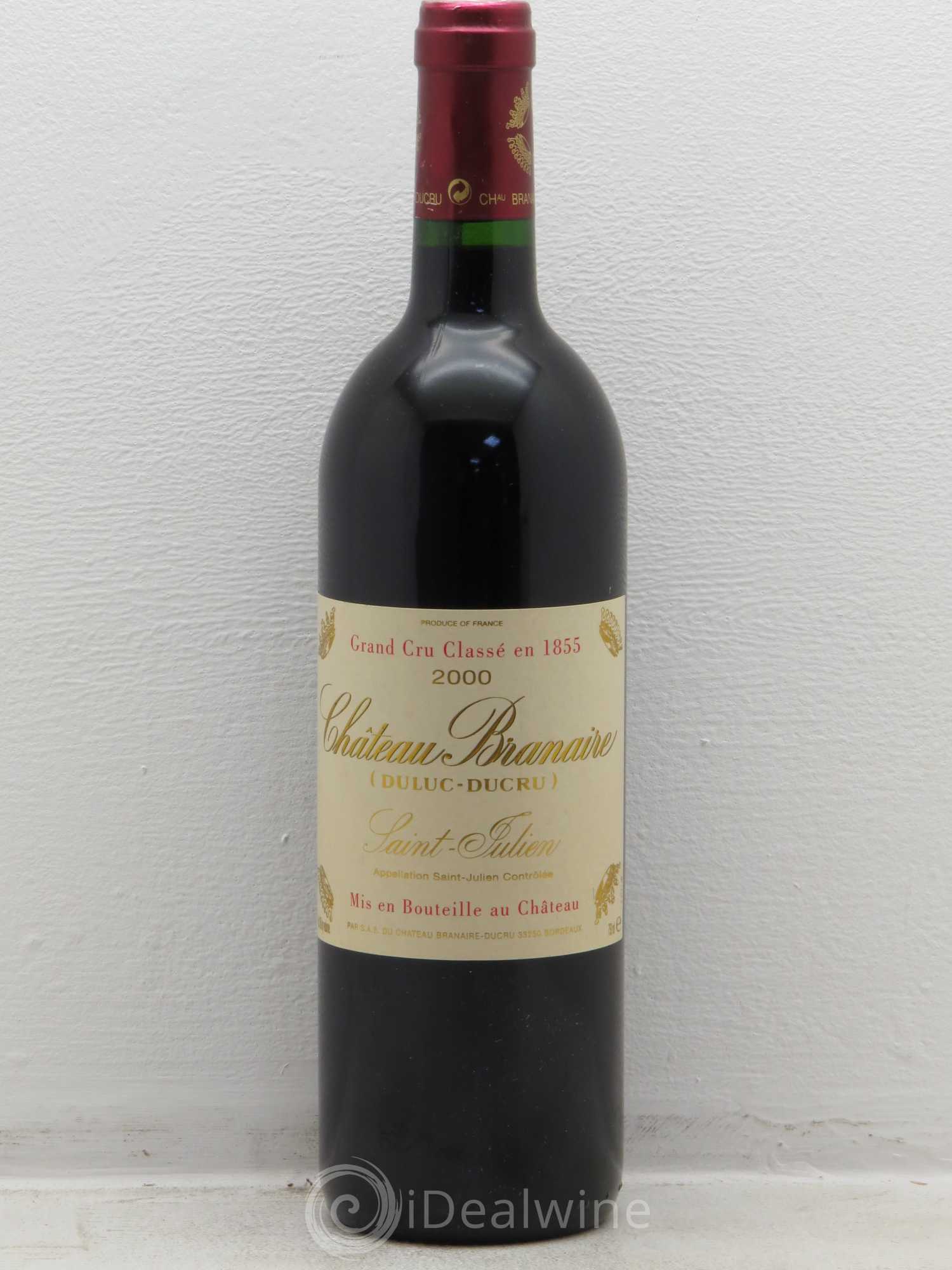 Château Branaire Ducru 4ème Grand Cru Classé (sans prix de réserve) 2000 - Lot de 1 bouteille - 0
