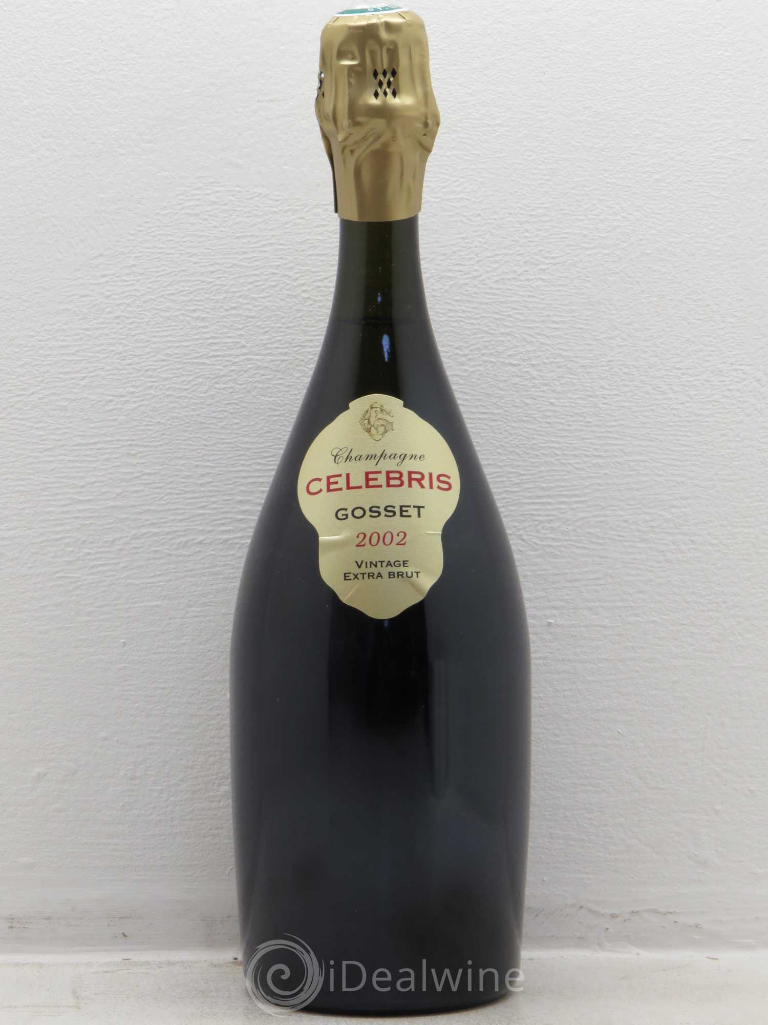 Champagne Gosset Cuvée Celebris Extrabrut (sans prix de réserve) 2002 - Posten von 1 Flasche - 0