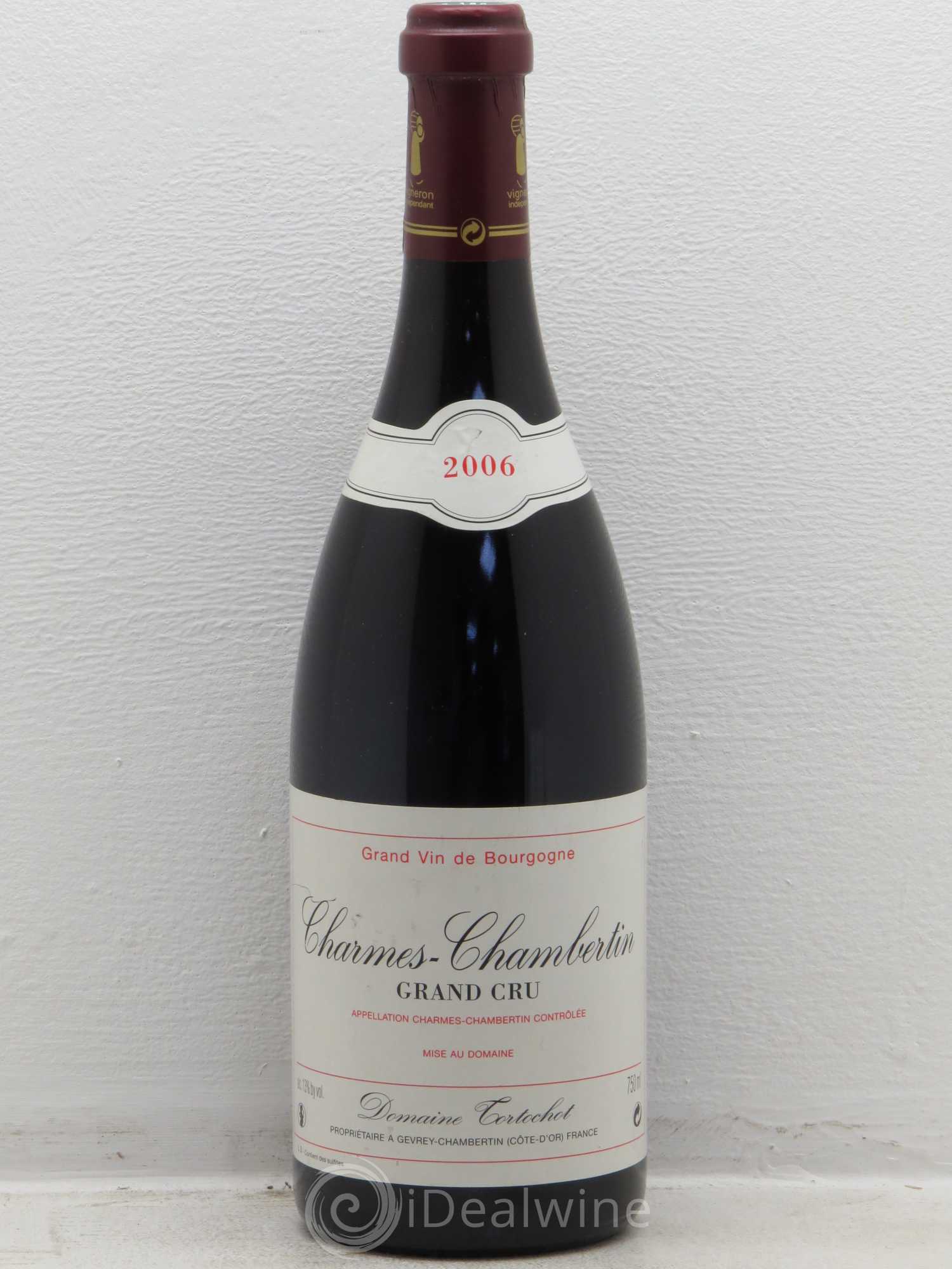 Charmes-Chambertin Grand Cru Tortochot (Domaine) (sans prix de réserve) 2006 - Lot de 1 bouteille - 0