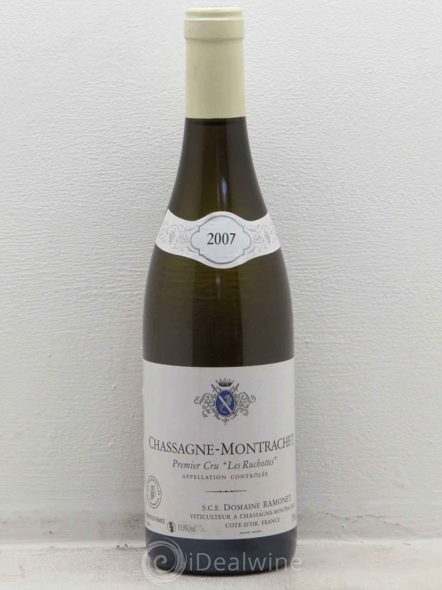 Chassagne-Montrachet 1er Cru Les Ruchottes Ramonet (Domaine) (sans prix de réserve) 2007 - Lot de 1 bouteille - 0
