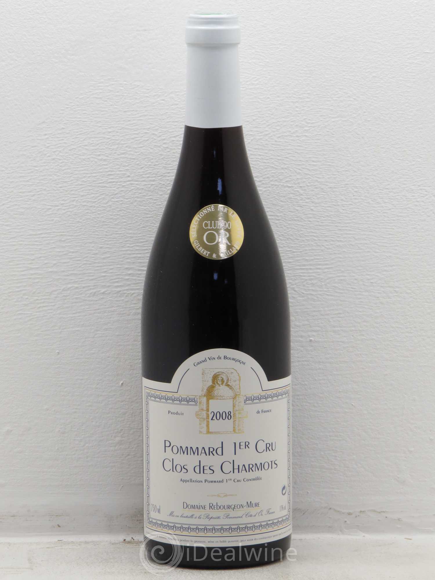 Pommard 1er Cru Les Charmots - Rebourgeon Mure (sans prix de réserve) 2008 - Posten von 1 Flasche - 0