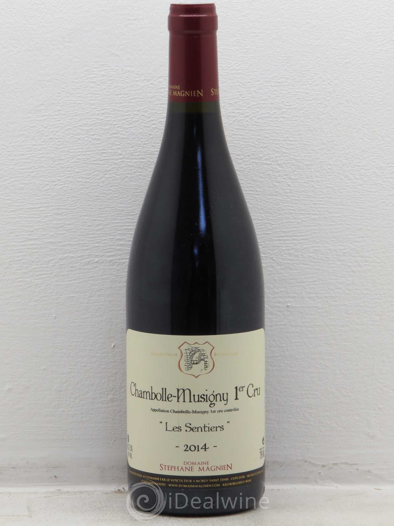 Chambolle-Musigny 1er Cru Les Sentiers - Stéphane Magnien (sans prix de réserve) 2014 - Posten von 1 Flasche - 0