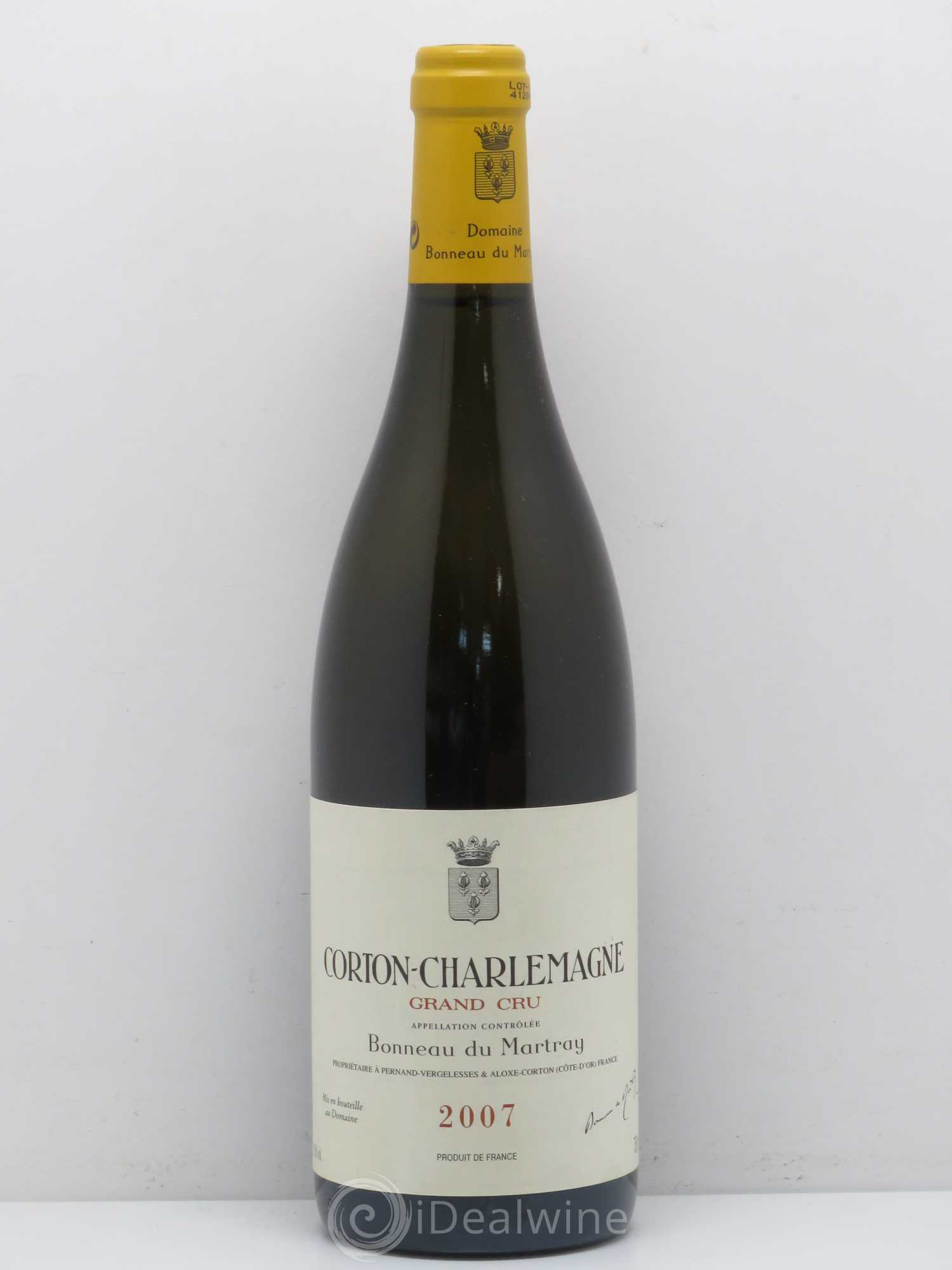 Corton-Charlemagne Grand Cru Bonneau du Martray (Domaine) (sans prix de réserve) 2007 - Lot de 1 bouteille - 0