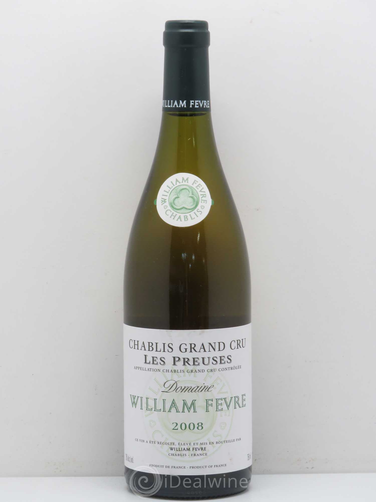 Chablis Grand Cru les Preuses William Fèvre (sans prix de réserve) 2008 - Lot de 1 bouteille - 0