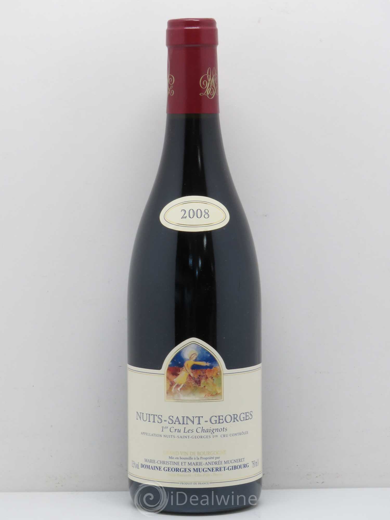 Nuits-Saint-Georges 1er Cru Les Chaignots Mugneret-Gibourg (Domaine) (sans prix de réserve) 2008 - Lot de 1 bouteille - 0