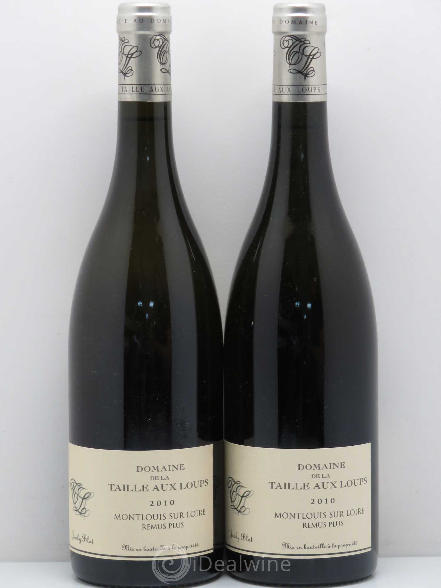 Montlouis-sur-Loire Rémus Plus La Taille aux Loups - Jacky Blot (sans prix de réserve) 2010 - Lot de 2 bouteilles - 0