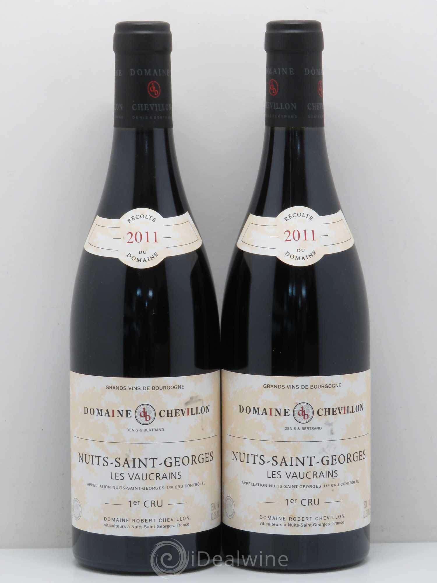 Nuits-Saint-Georges 1er Cru Les Vaucrains Robert Chevillon (sans prix de réserve) 2011 - Lot de 2 bouteilles - 0