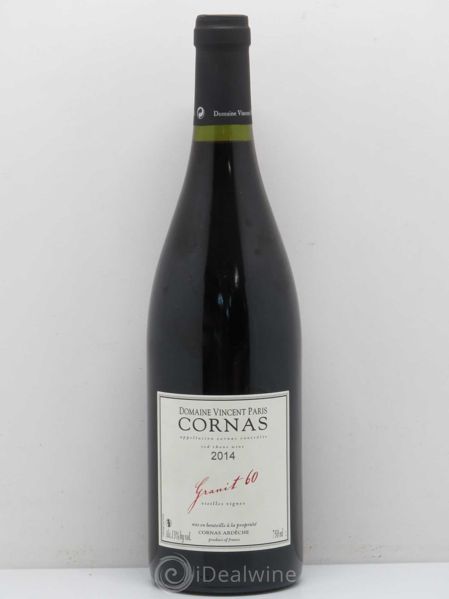 Cornas Granit 60 Vieilles Vignes Vincent Paris (sans prix de réserve) 2014 - Lot de 1 bouteille - 0