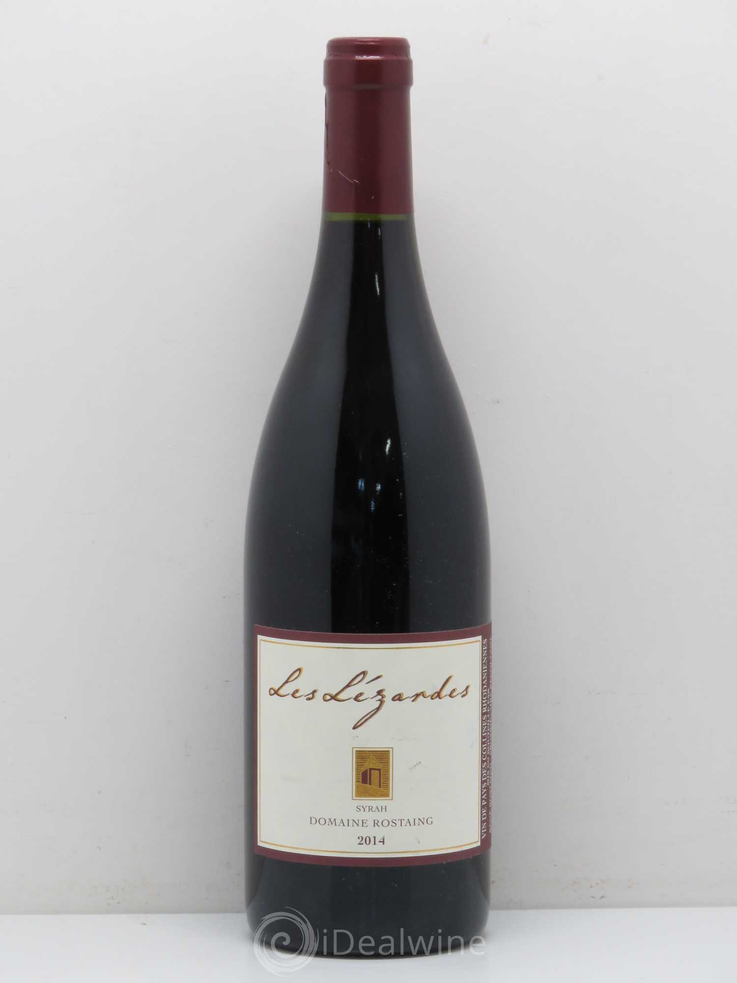 Collines Rhodaniennes Les Lézardes Syrah René Rostaing (ohne Mindestpreis) 2014 - Posten von 1 Flasche - 0