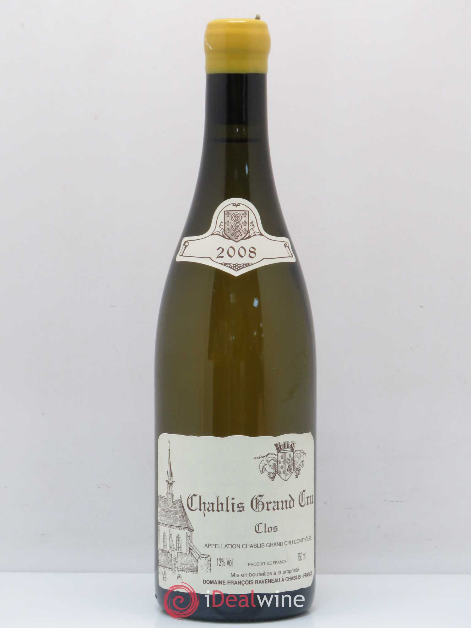 Chablis Grand Cru Clos Raveneau (Domaine) (sans prix de réserve) 2008 - Lot de 1 bouteille - 0