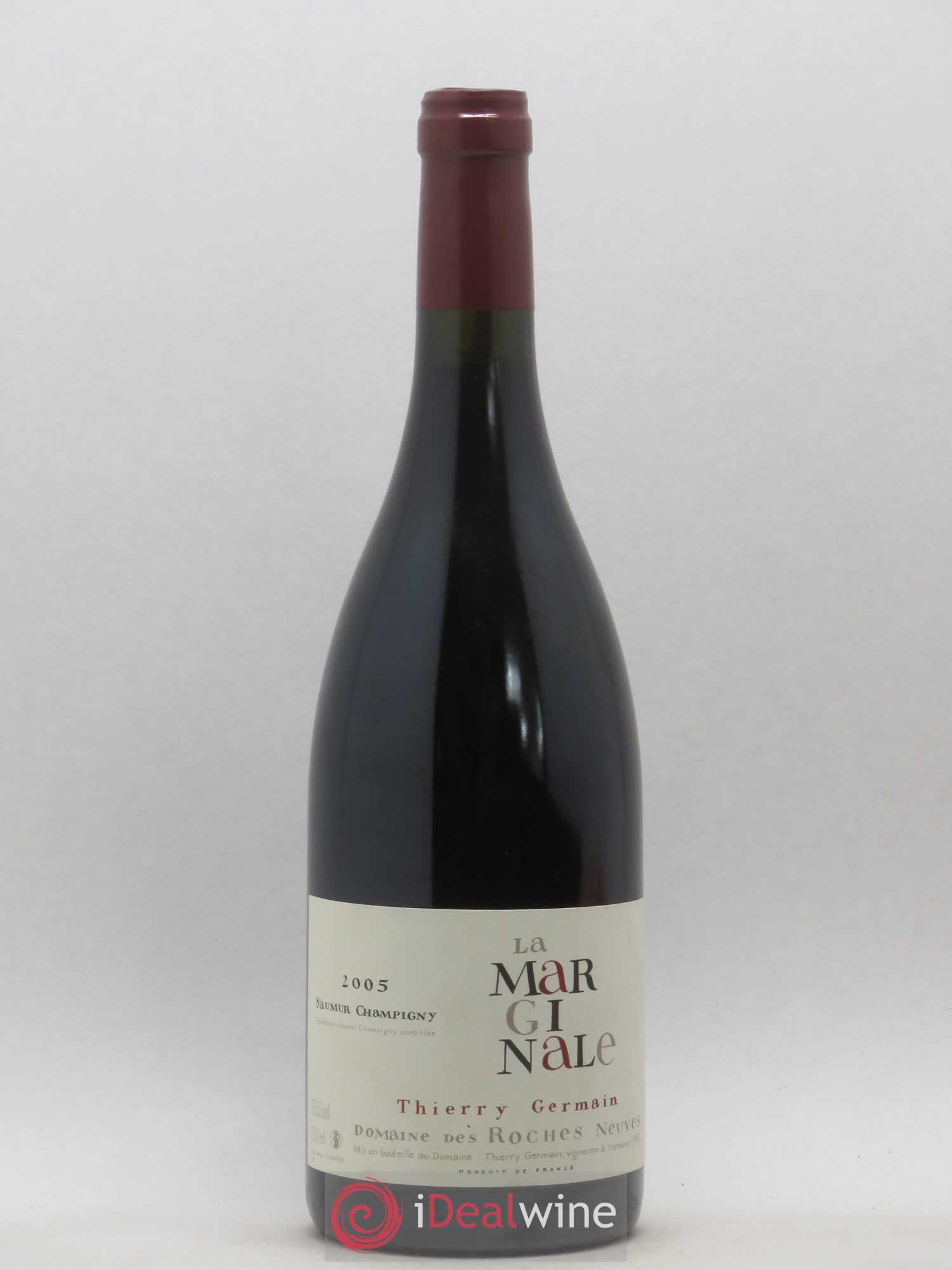 Saumur-Champigny La Marginale Domaine des Roches Neuves - Thierry Germain (sans prix de réserve) 2005 - Lot de 1 bouteille - 0