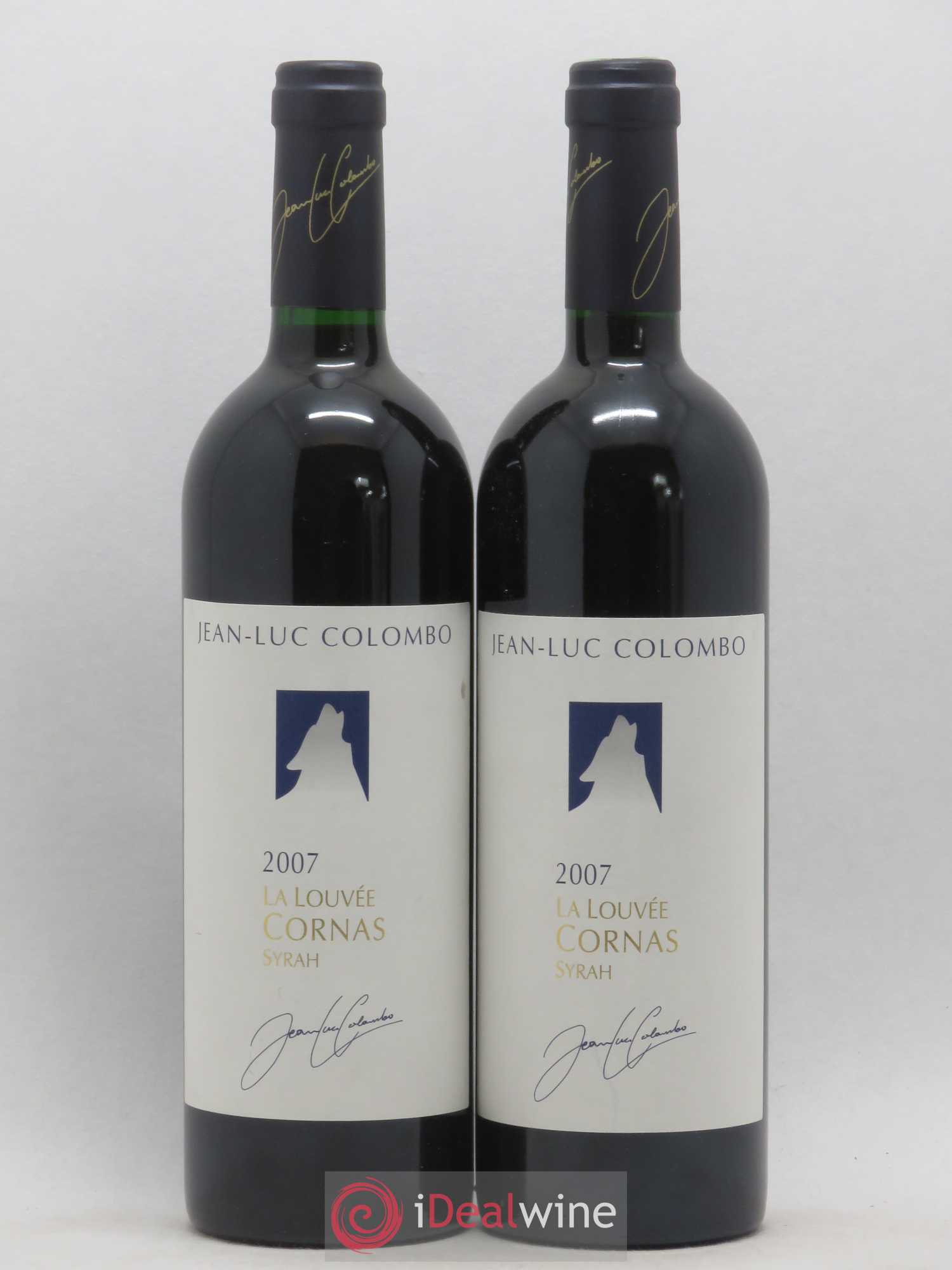 Cornas La Louvée Jean-Luc Colombo (sans prix de réserve) 2007 - Lot de 2 bouteilles - 0