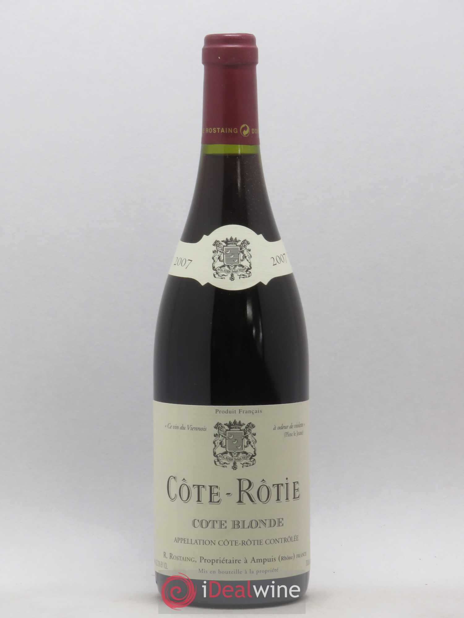 Côte-Rôtie Côte Blonde René Rostaing (sans prix de réserve) 2007 - Lot de 1 bouteille - 0