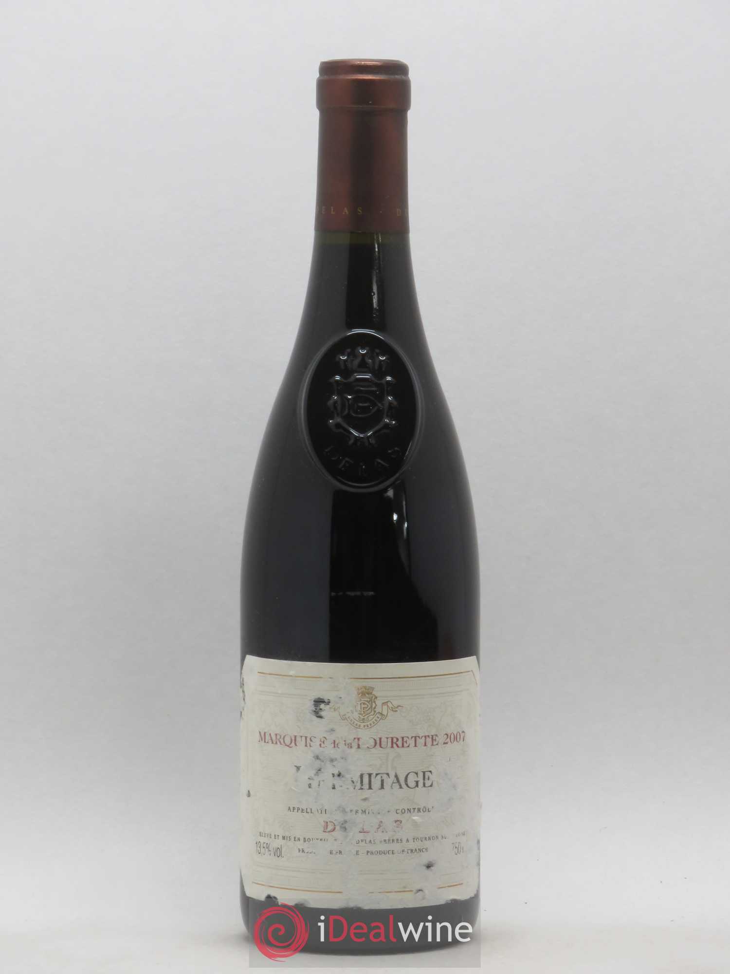 Hermitage Marquise de la Tourette Delas Frères (sans prix de réserve) 2007 - Lot de 1 bouteille - 0