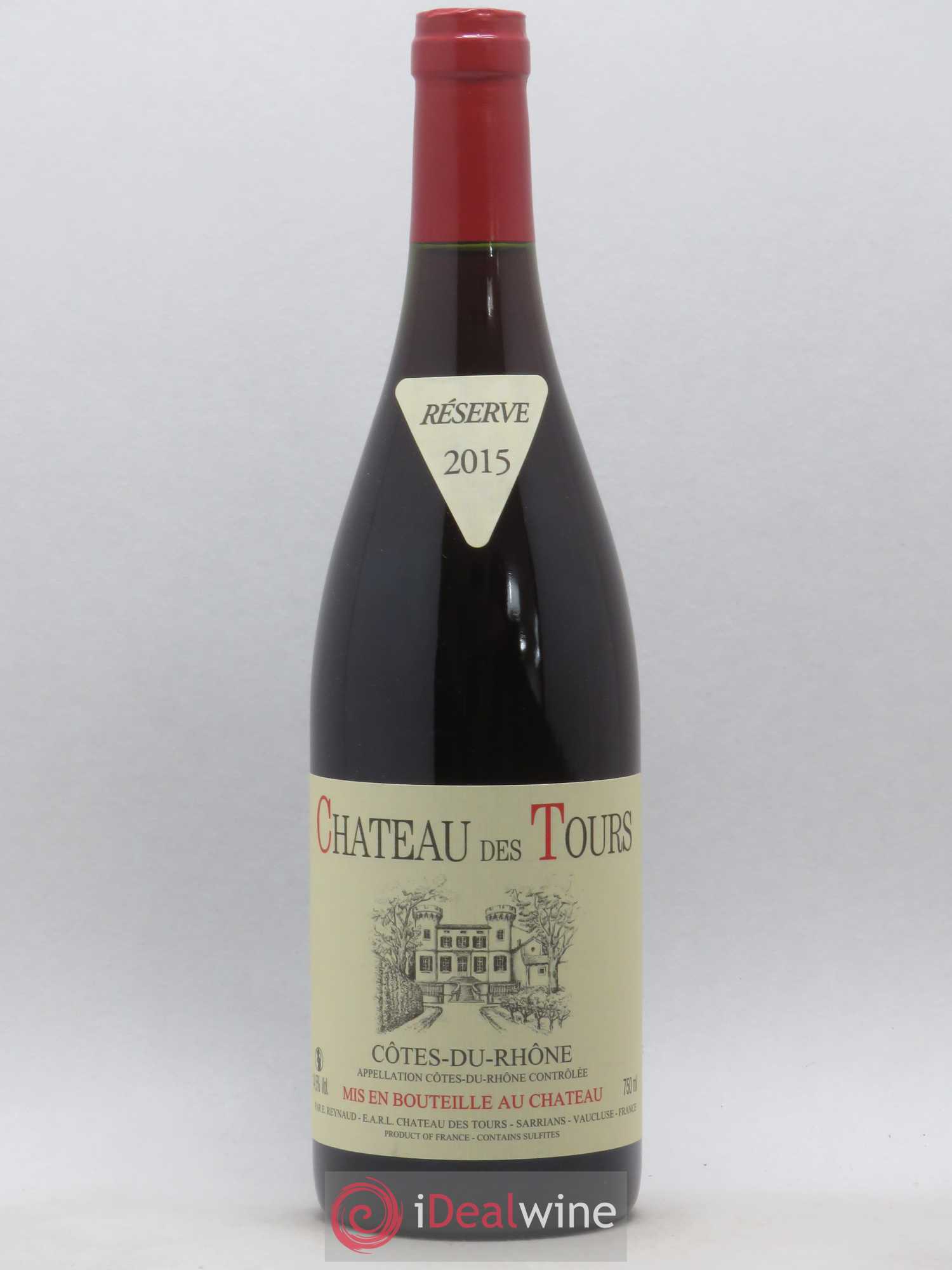 Côtes-du-Rhône Château des Tours Emmanuel Reynaud (sans prix de réserve) 2015 - Lot de 1 bouteille - 0
