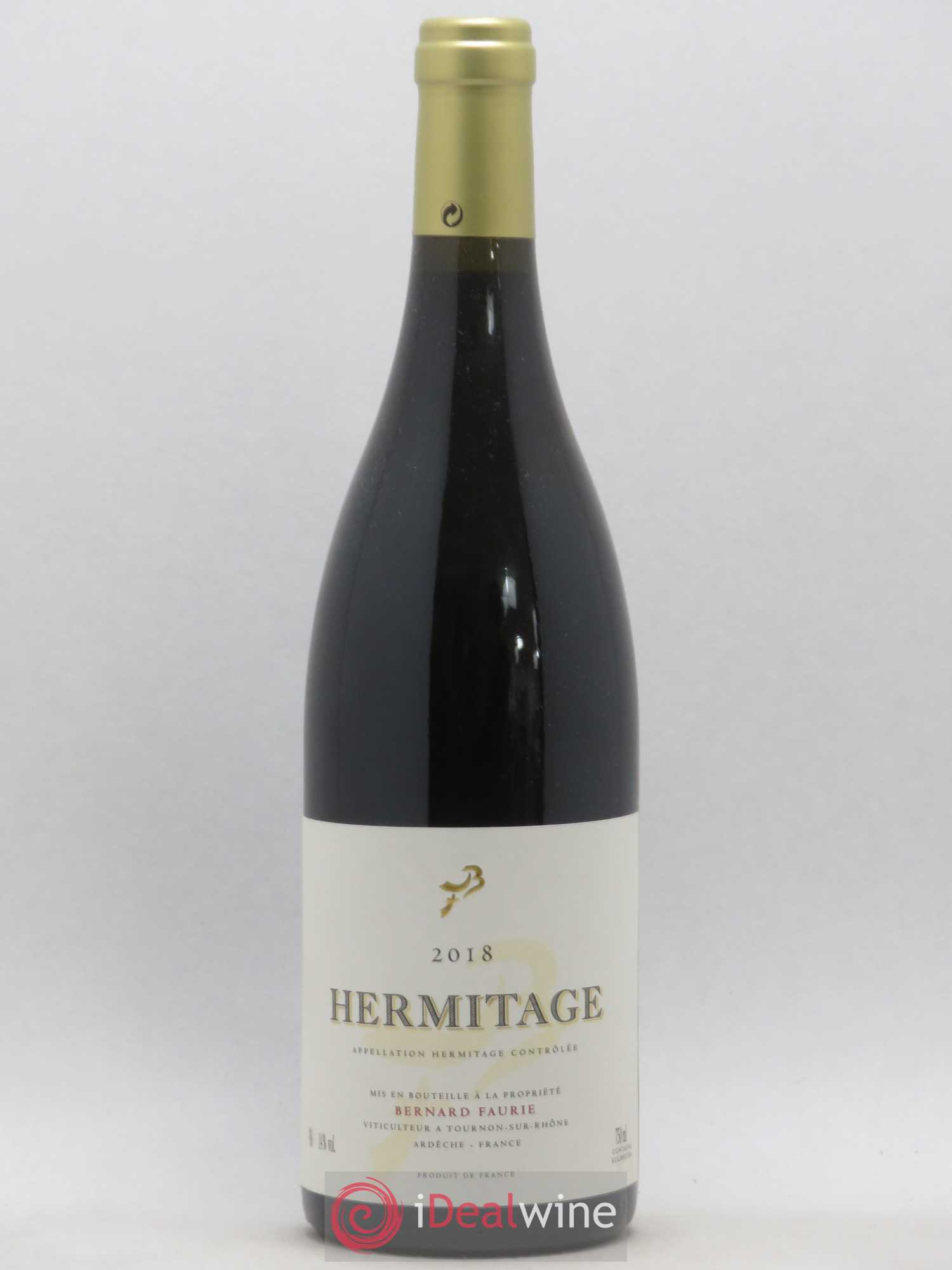 Hermitage Bessards Méal (capsule dorée) Bernard Faurie (sans prix de réserve) 2018 - Lot de 1 bouteille - 0
