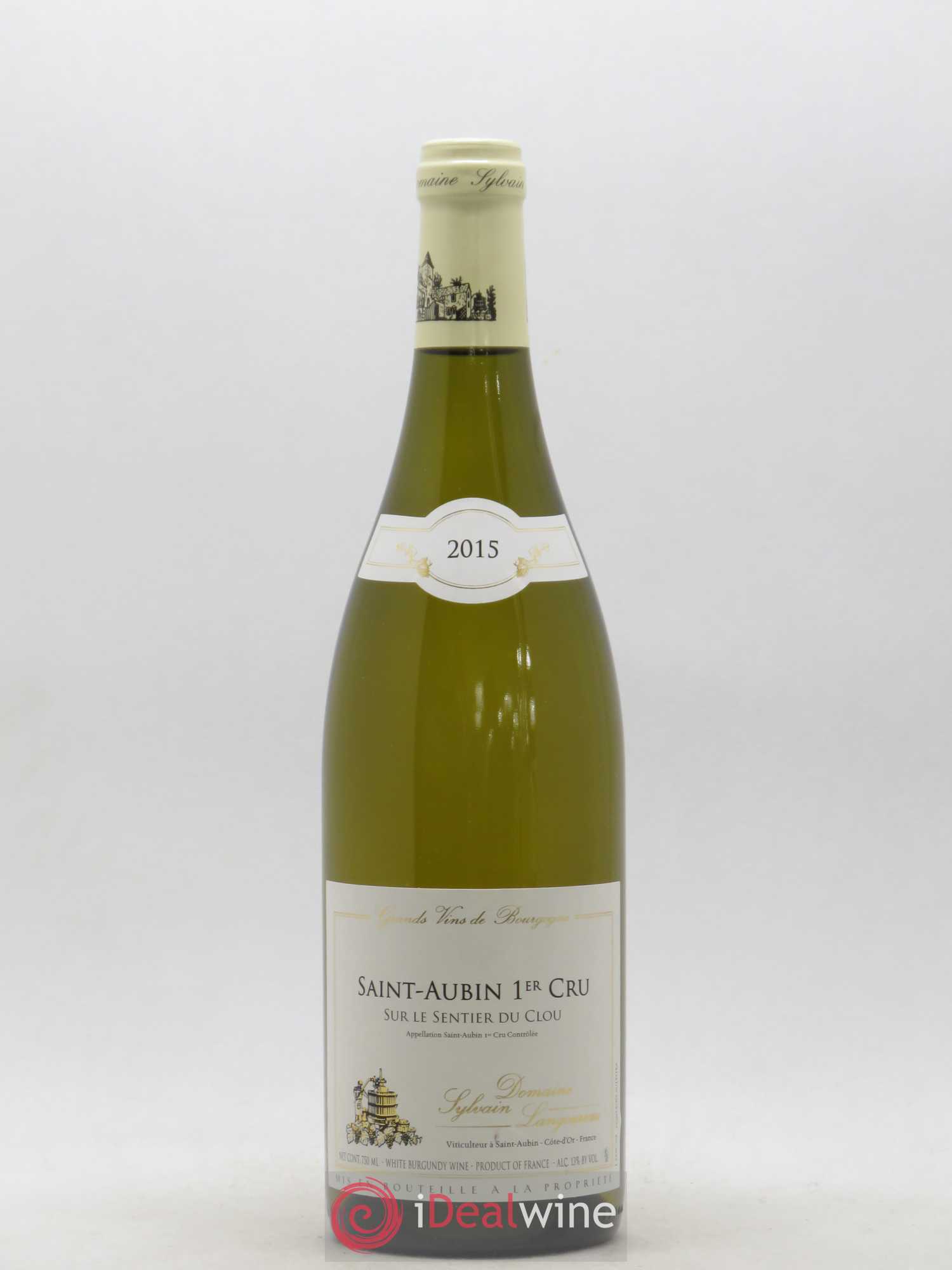 Saint-Aubin 1er Cru Sous le sentier du clou domaine Langoureau (sans prix de réserve) 2015 - Posten von 1 Flasche - 0