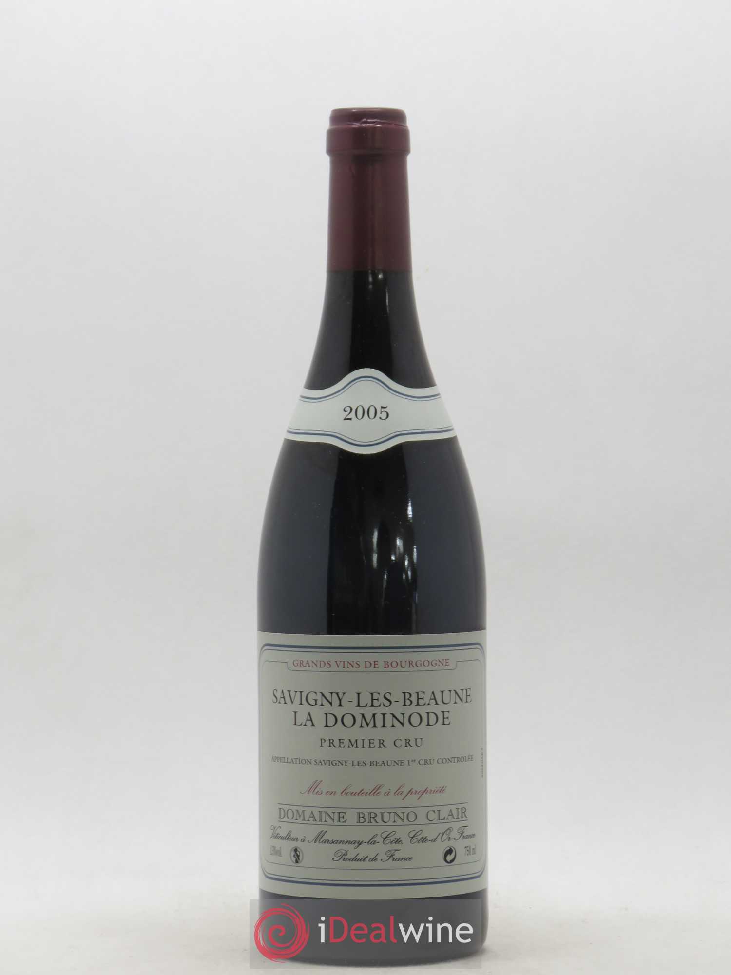 Savigny-lès-Beaune 1er Cru La Dominode Bruno Clair (Domaine) (sans prix de réserve) 2005 - Lot de 1 bouteille - 0