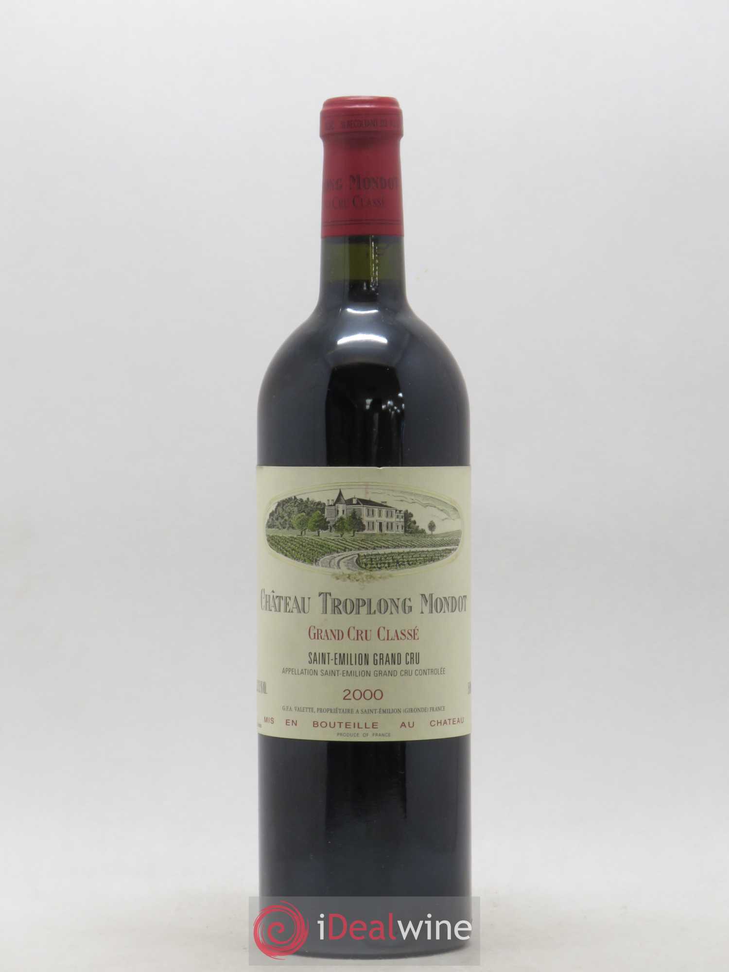 Château Troplong Mondot 1er Grand Cru Classé B (sans prix de réserve) 2000 - Lot de 1 bouteille - 0