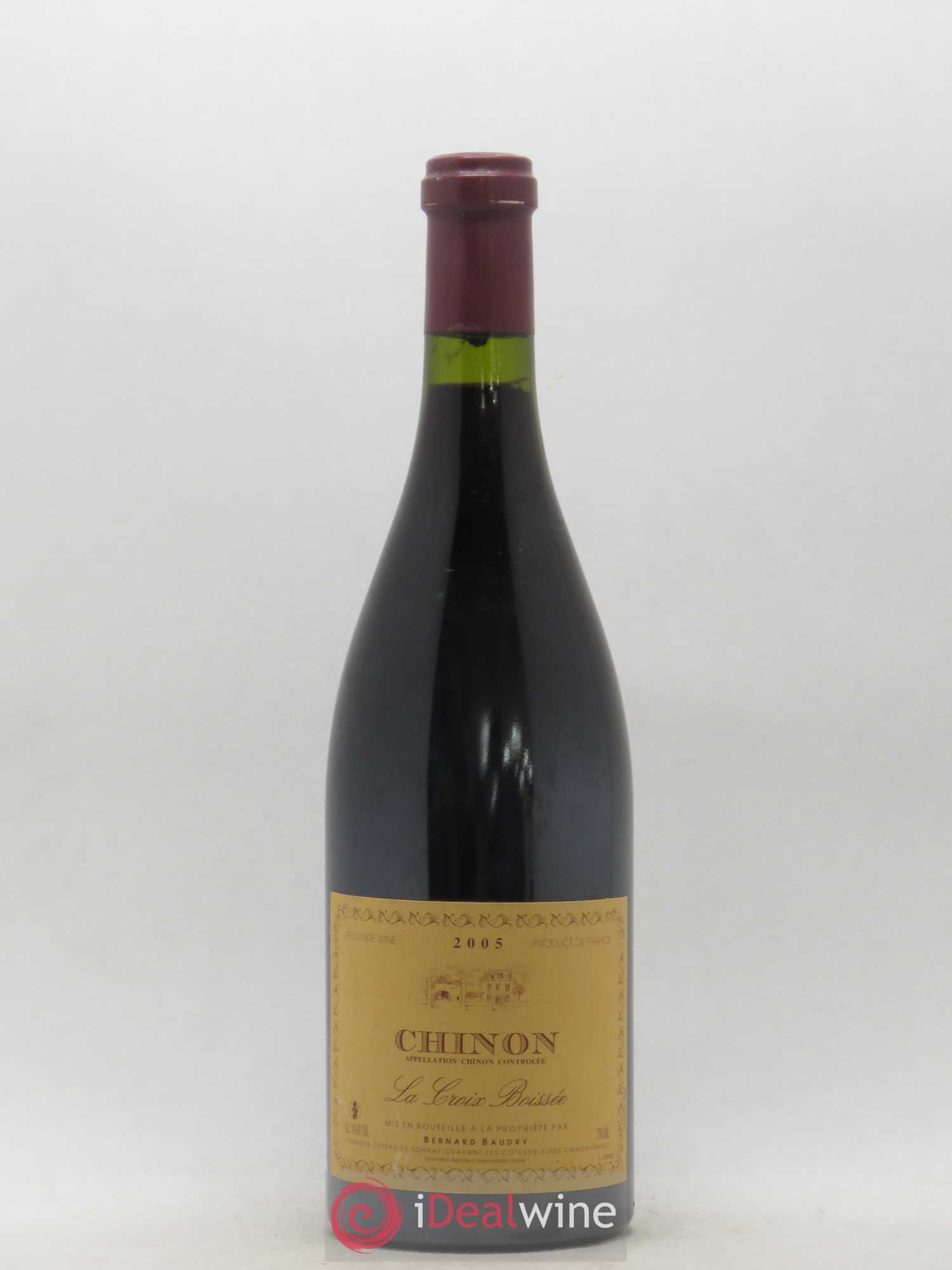 Chinon La Croix Boissée Bernard Baudry (sans prix de réserve) 2005 - Lot de 1 bouteille - 0