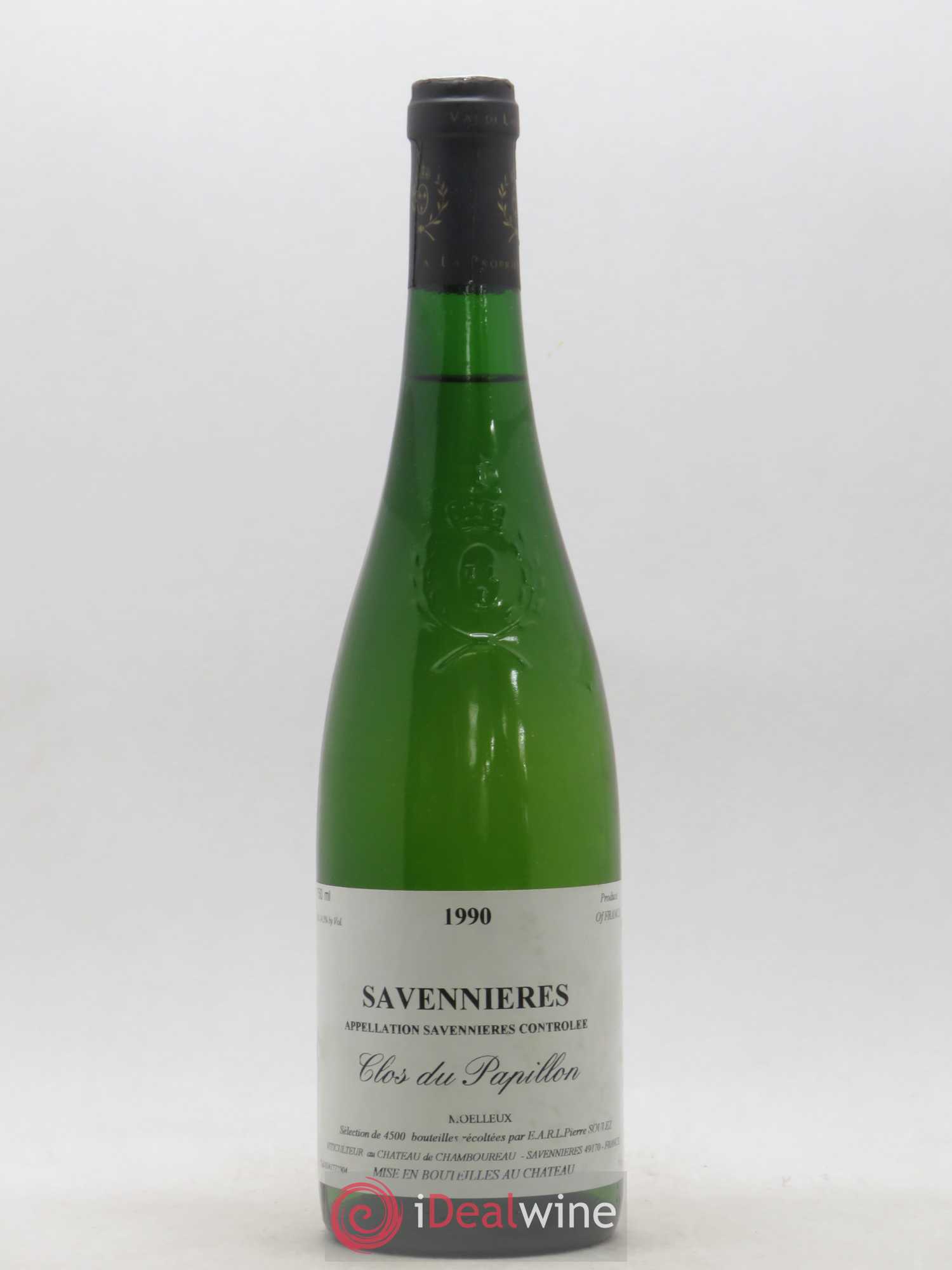 Savennières Clos du Papillon Château de Chamboureau (senza prezzo di riserva) 1990 - Lotto di 1 bottiglia - 0
