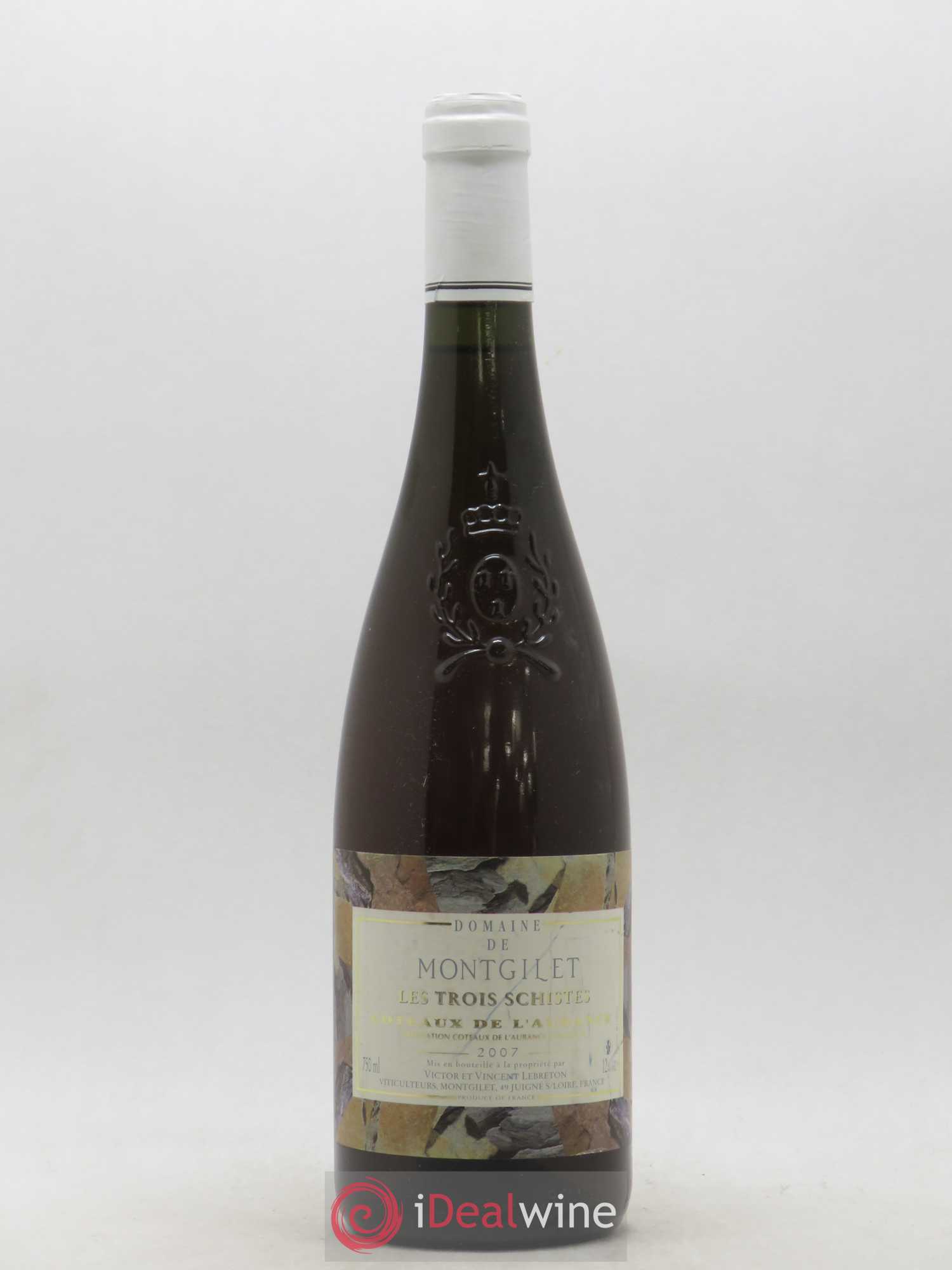 Coteaux de l'Aubance Les trois schistes Domaine de Mongilet (sans prix de réserve) 2007 - Lotto di 1 bottiglia - 0
