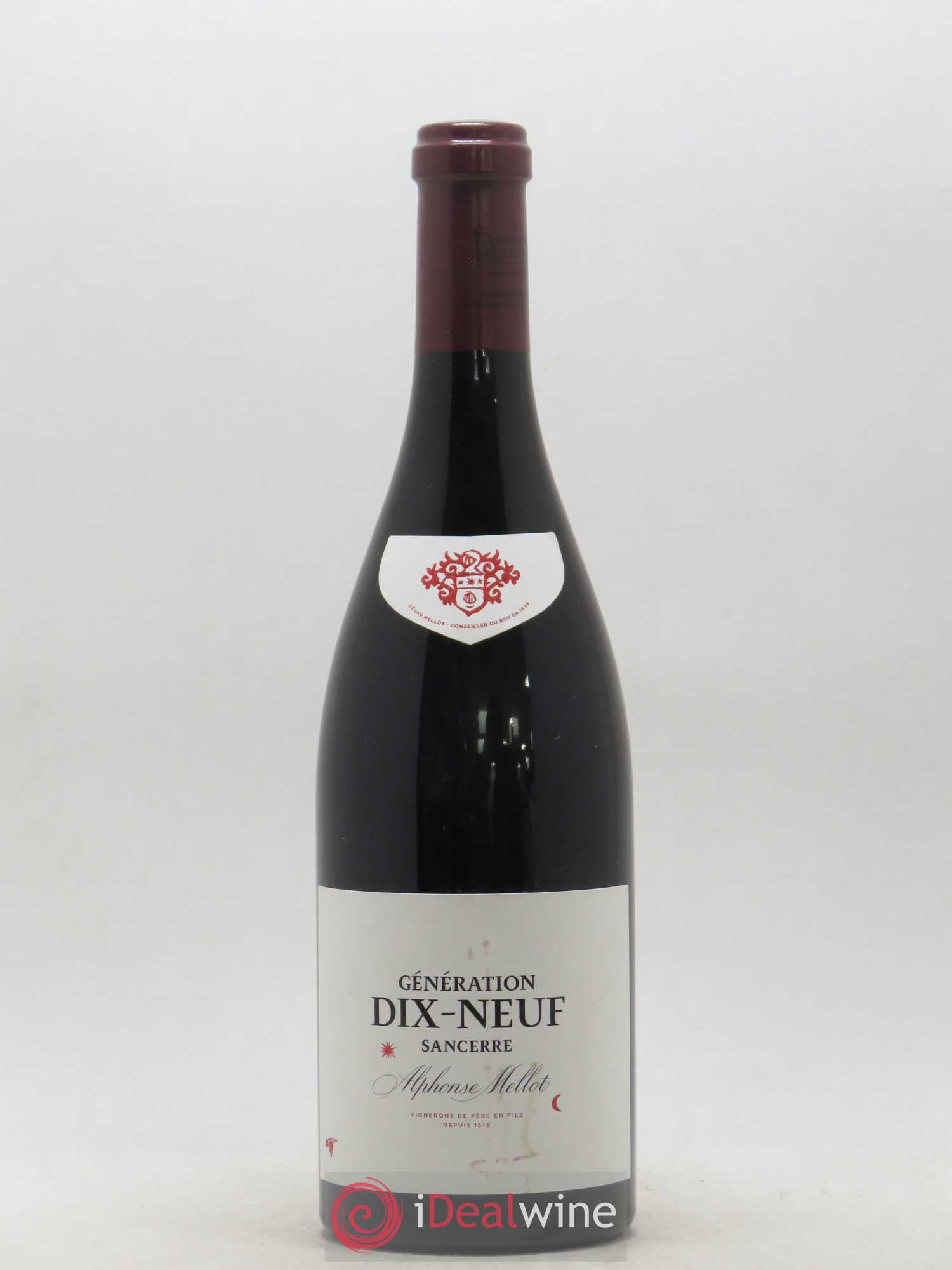 Sancerre Génération XIX Alphonse Mellot (sans prix de réserve) 2012 - Lot de 1 bouteille - 0