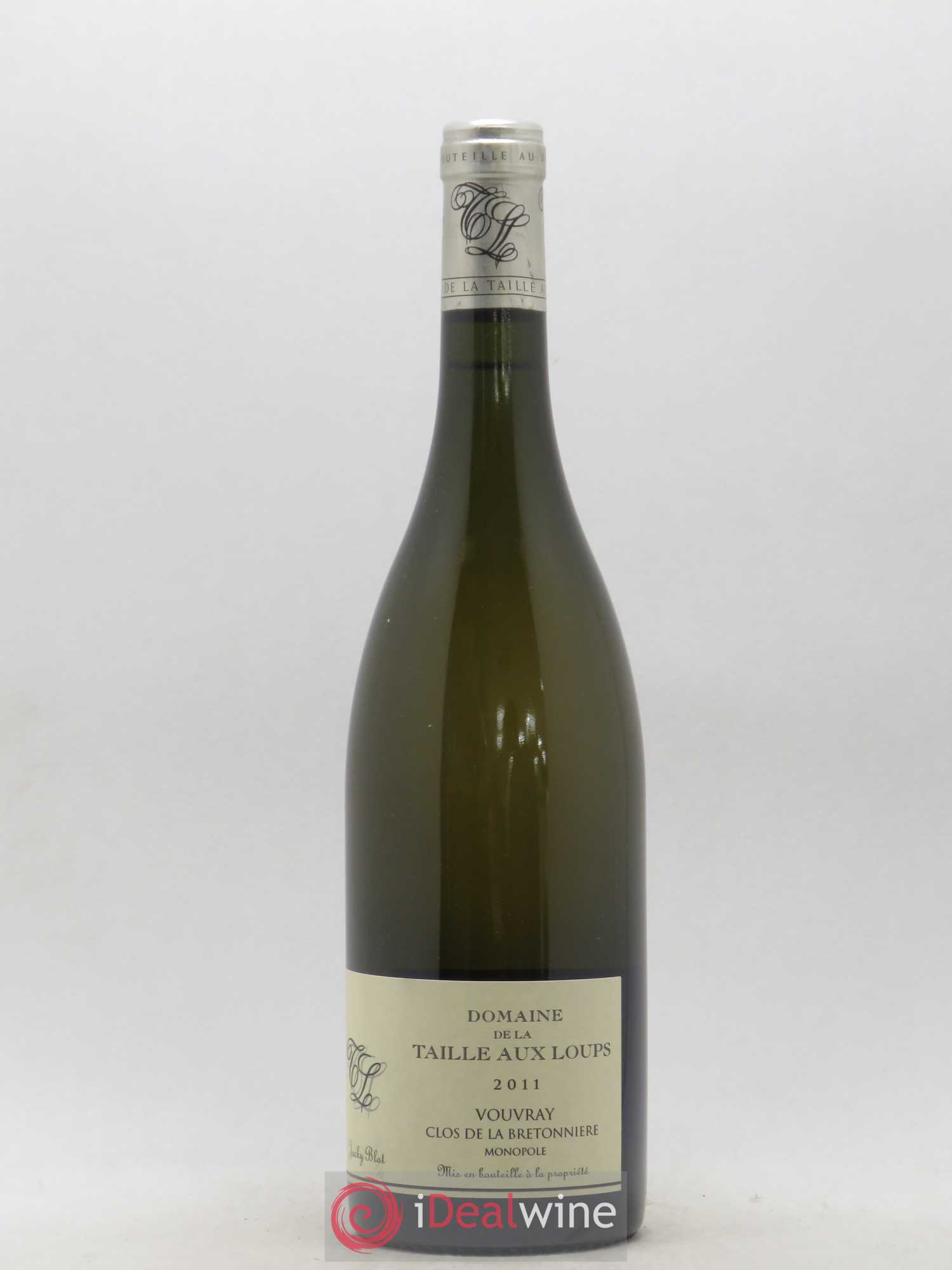 Vouvray Clos de la Bretonnière La Taille aux Loups (sans prix de réserve) 2011 - Lot de 1 bouteille - 0
