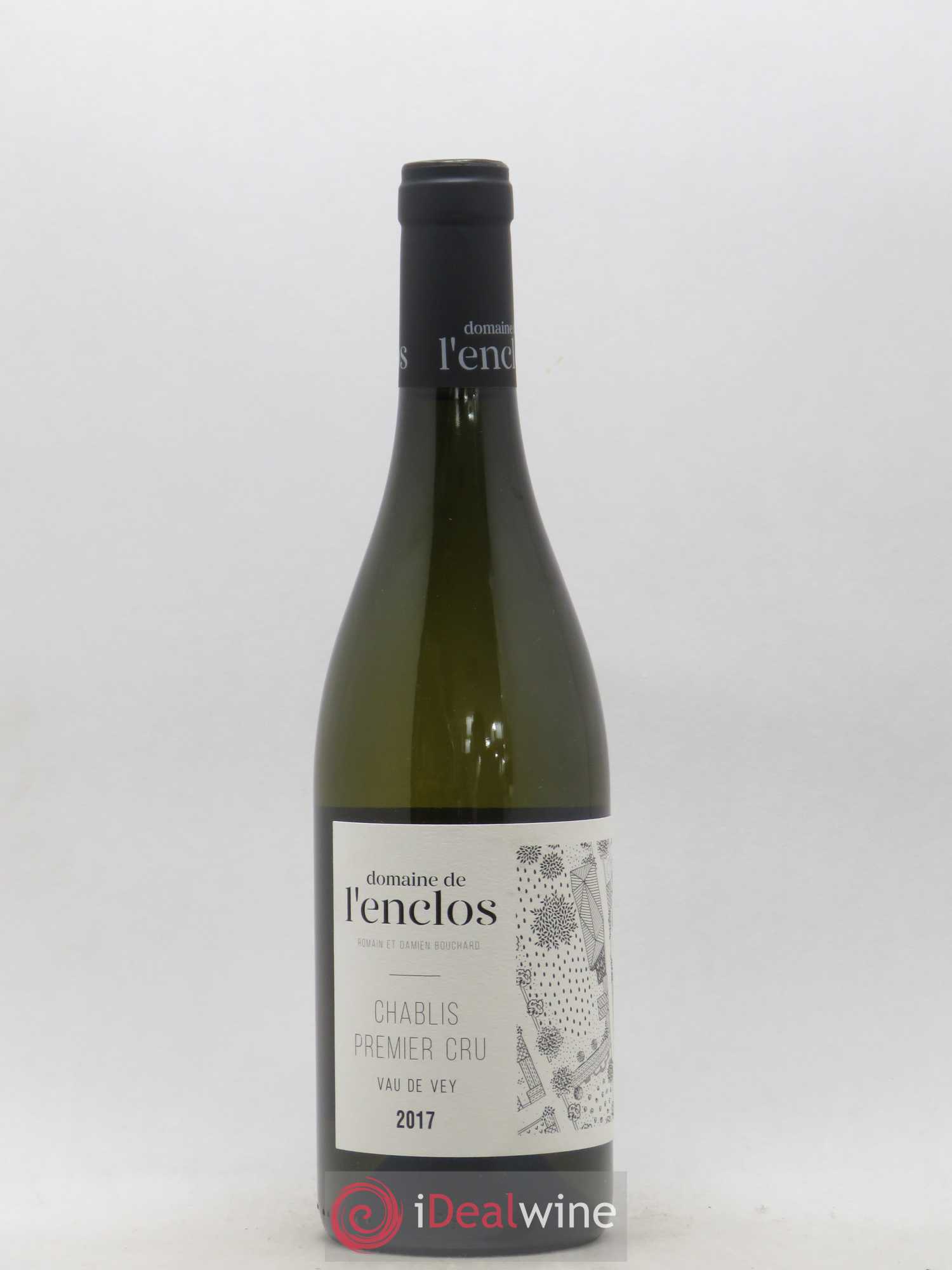 Chablis 1er Cru Vau-de-Vey domaine de l'Enclos (Romain Bouchard) (sans prix de réserve) 2017 - Posten von 1 Flasche - 0