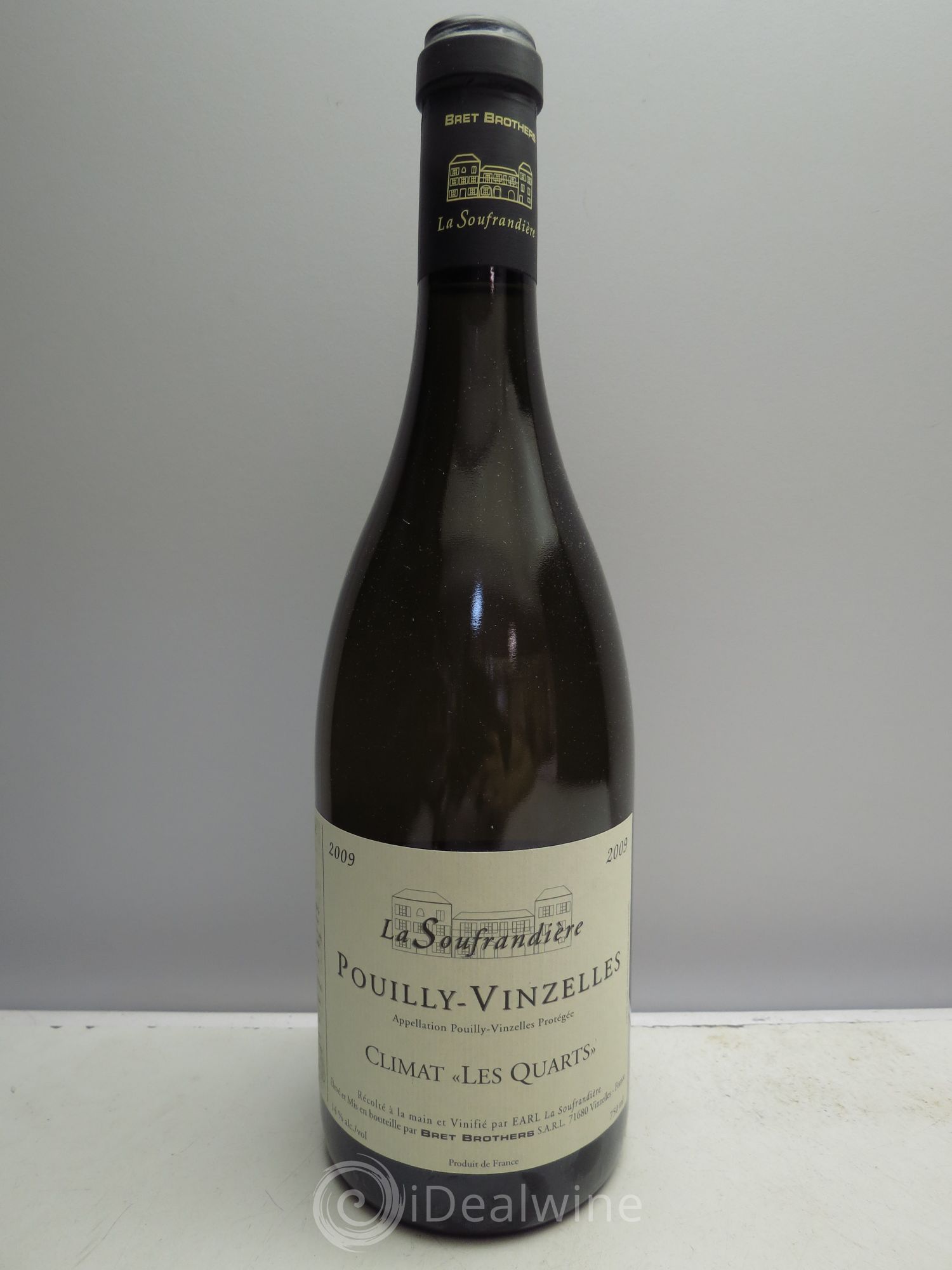 Pouilly-Vinzelles Les Quarts Domaine de la Soufrandière (sans prix de réserve / no reserve) 2009 - Posten von 1 Flasche - 0