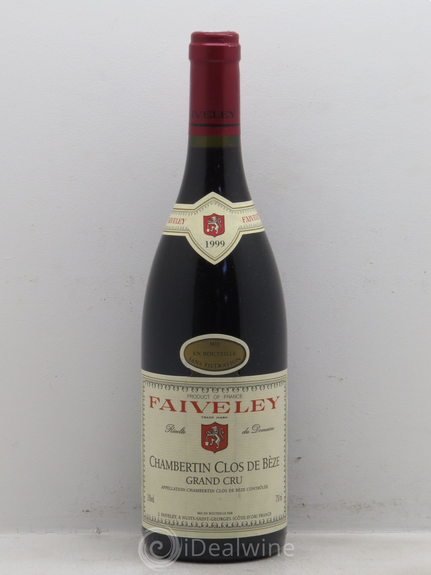Chambertin Clos de Bèze Grand Cru Faiveley (sans prix de réserve-no reserve) 1999 - Posten von 1 Flasche - 0