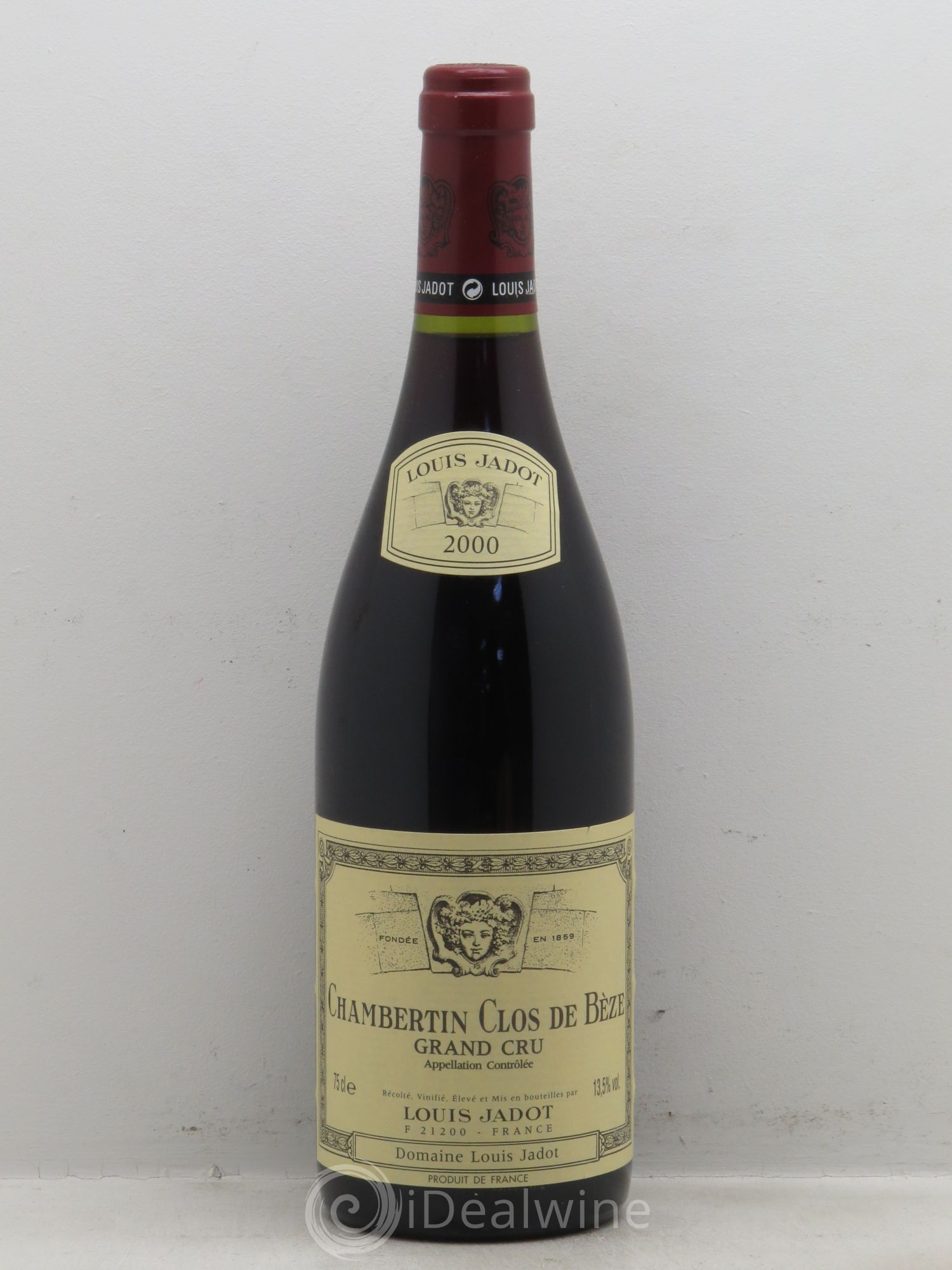 Chambertin Clos de Bèze Grand Cru Domaine Louis Jadot (sans prix de réserve-no reserve) 2000 - Posten von 1 Flasche - 0