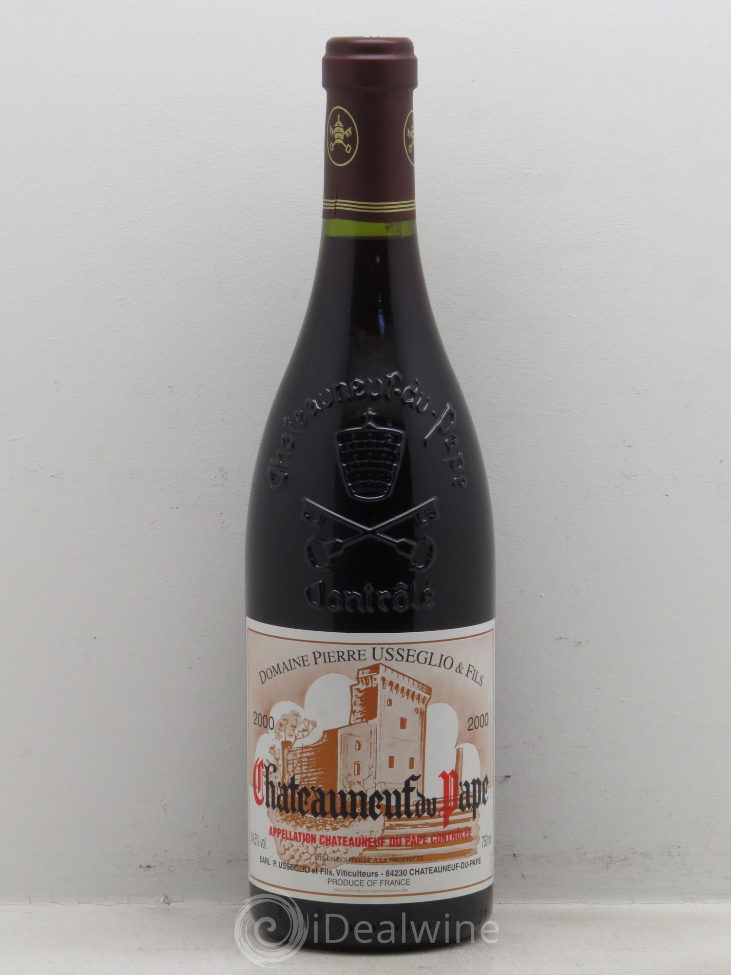 Châteauneuf-du-Pape Tradition Pierre Usseglio & Fils (sans prix de réserve-no reserve) 2000 - Posten von 1 Flasche - 0