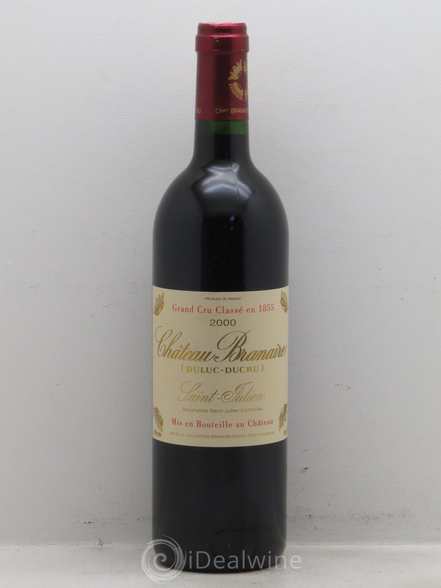 Château Branaire Ducru 4ème Grand Cru Classé (sans prix de réserve-no reserve) 2000 - Lotto di 1 bottiglia - 0