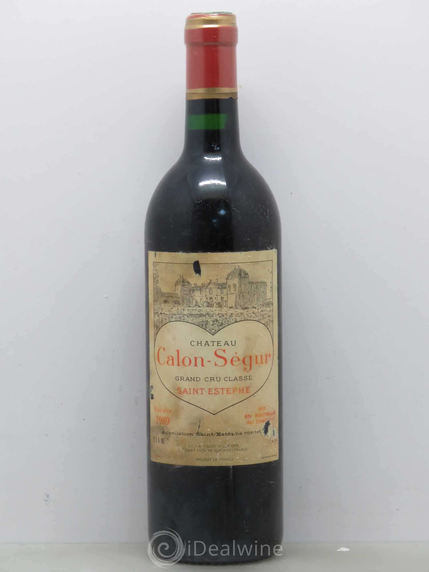 Château Calon Ségur 3ème Grand Cru Classé 1989 - Lot de 1 bouteille - 0