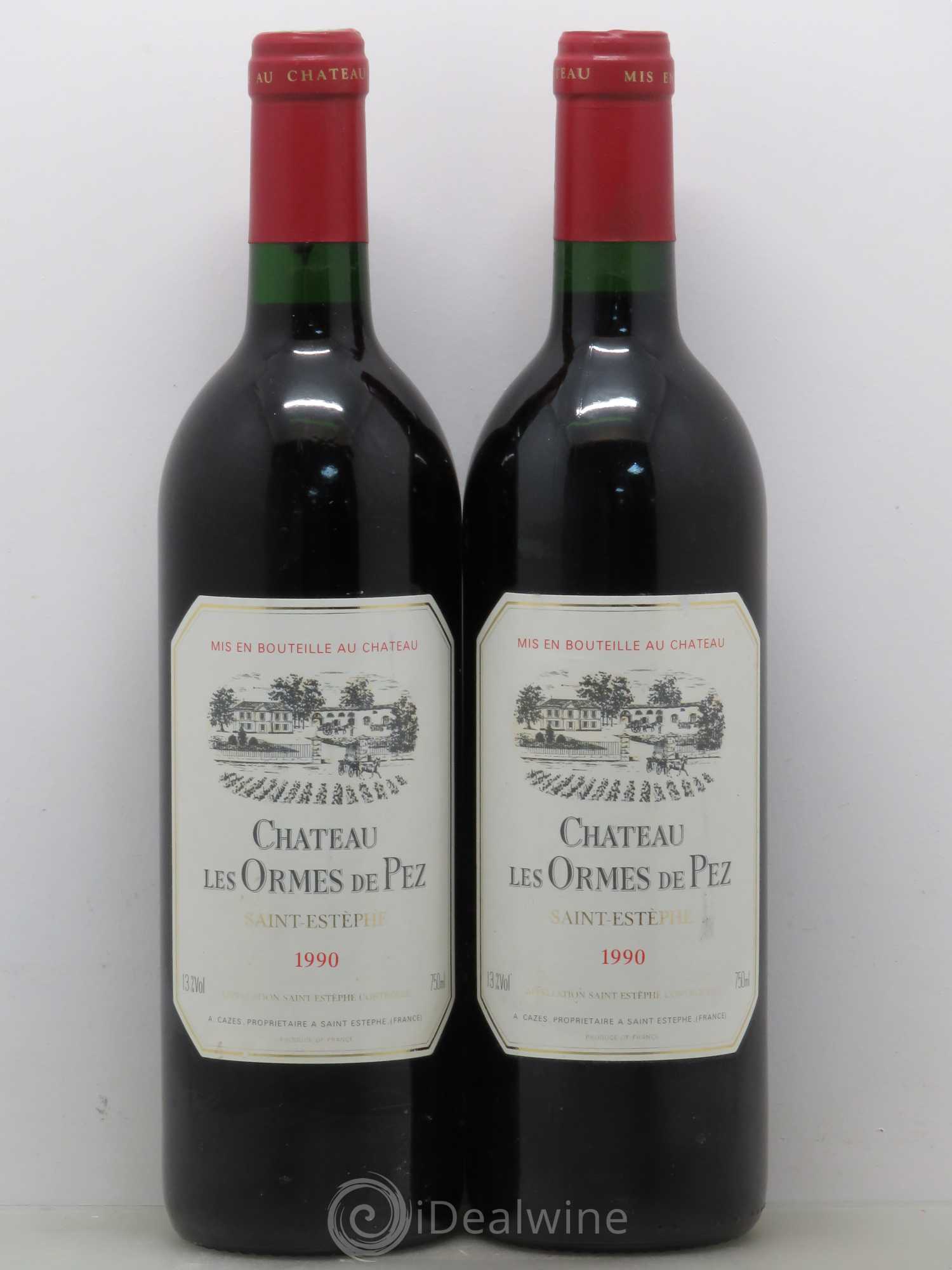 Château les Ormes de Pez 1990 - Lot de 2 bouteilles - 0